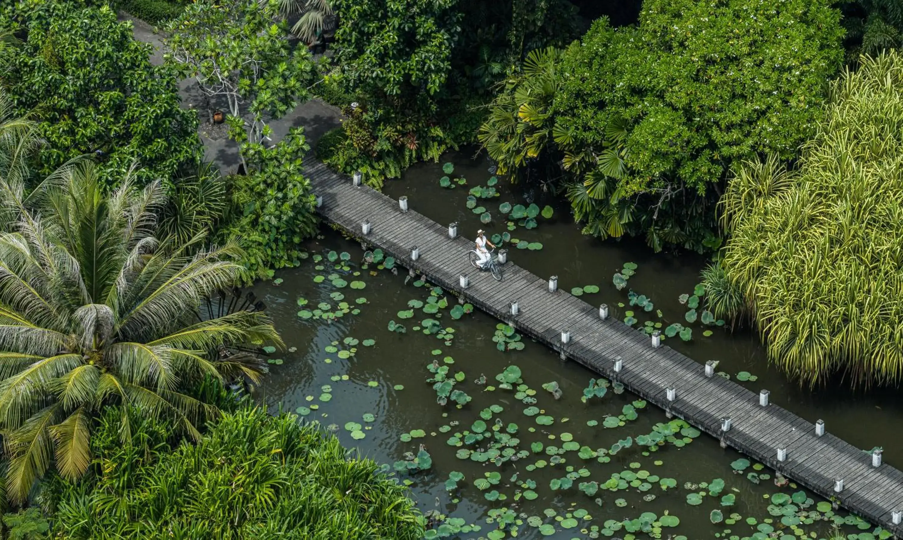 Bird's eye view in Anantara Mai Khao Phuket Villas Bird's eye view in Anantara Mai Khao Phuket Villas