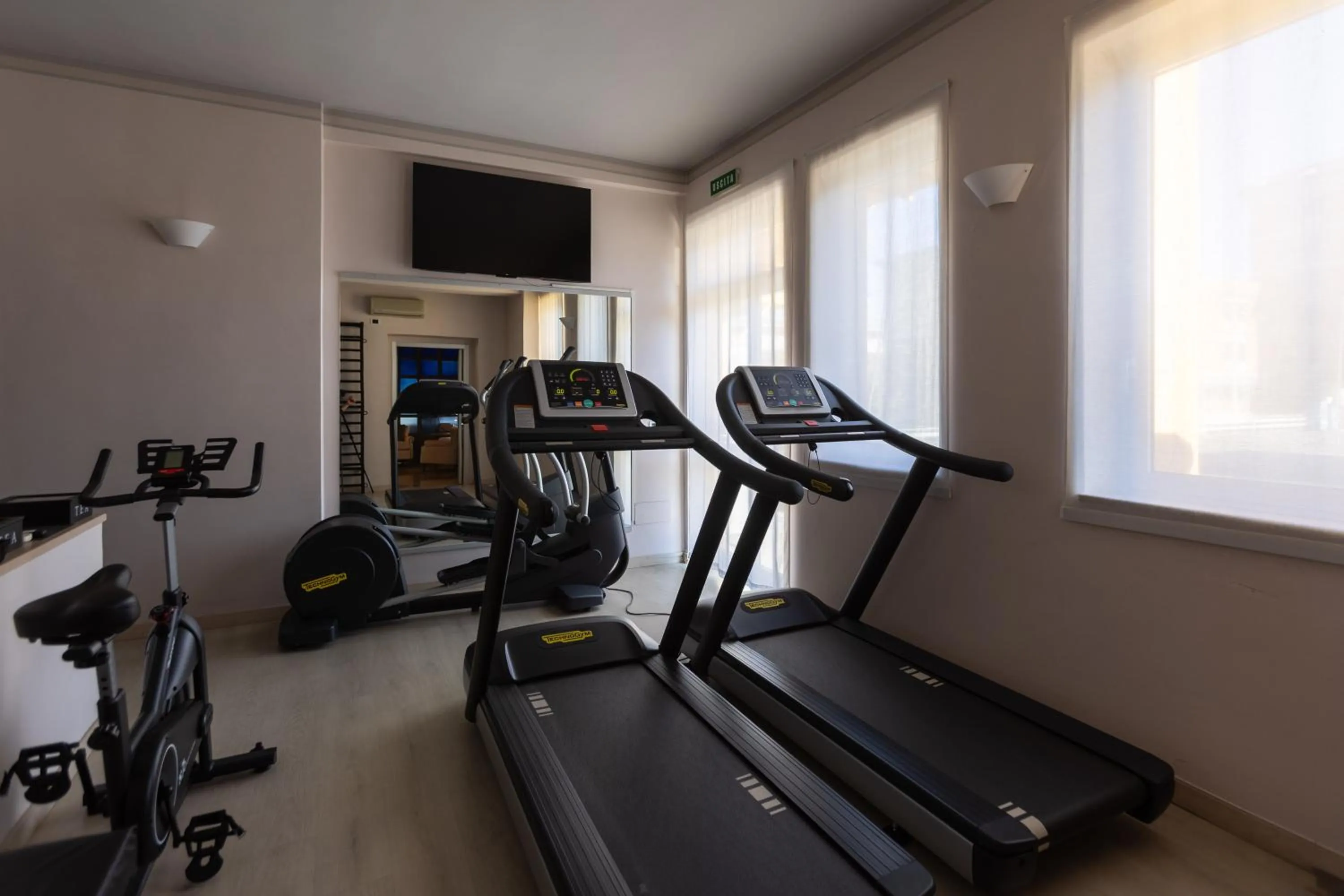 Fitness centre/facilities in Hotel Gialletti