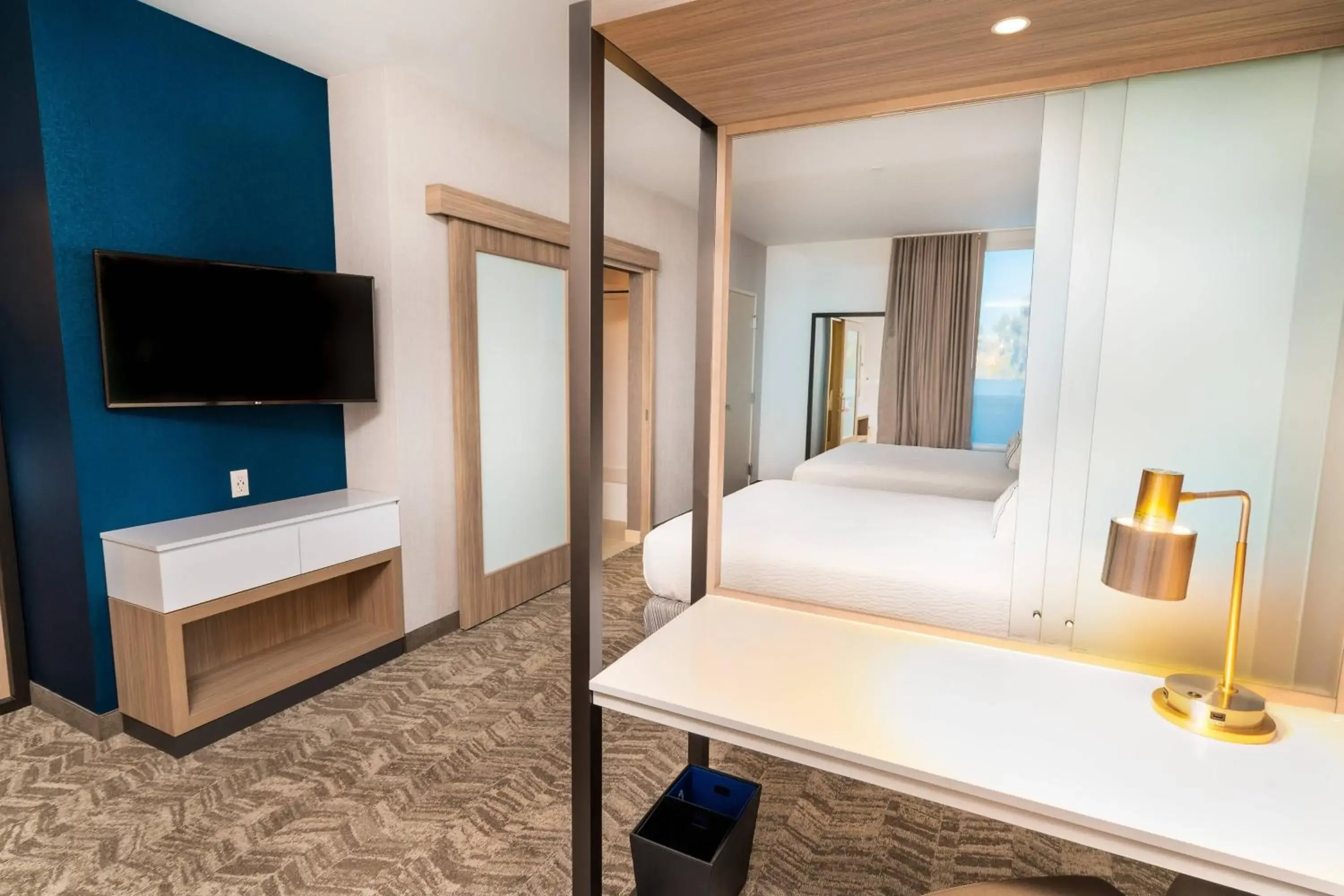 Suite with Two Queen Beds - Hearing Accessible in SpringHill Suites by Marriott Newark Fremont Suite with Two Queen Beds - Hearing Accessible in SpringHill Suites by Marriott Newark Fremont