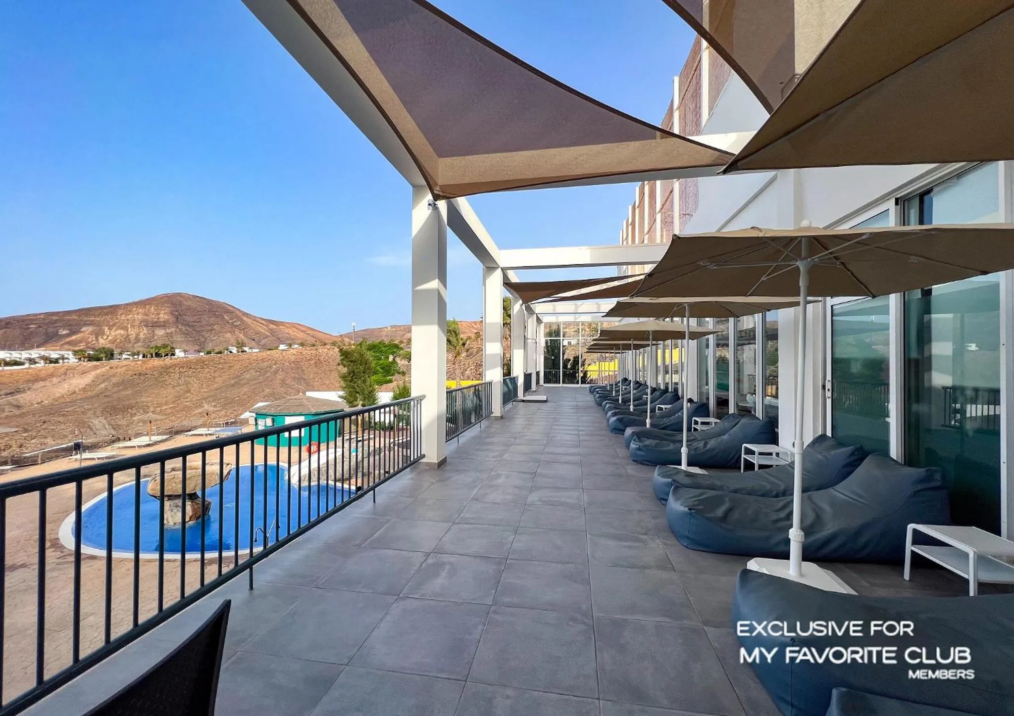 Balcony/Terrace in Alua Village Fuerteventura - All Inclusive