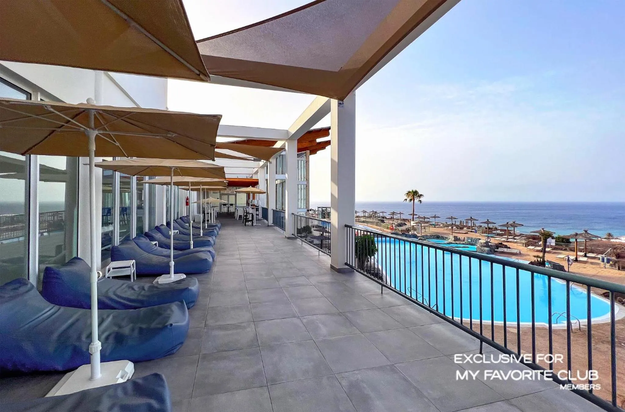 Balcony/Terrace in Alua Village Fuerteventura - All Inclusive