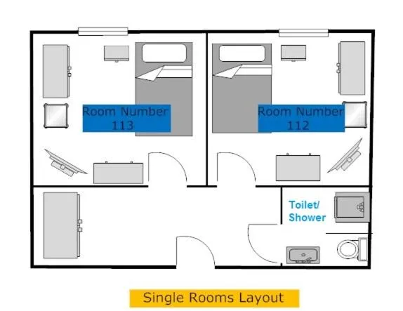 Floor plan in Mango Hotel