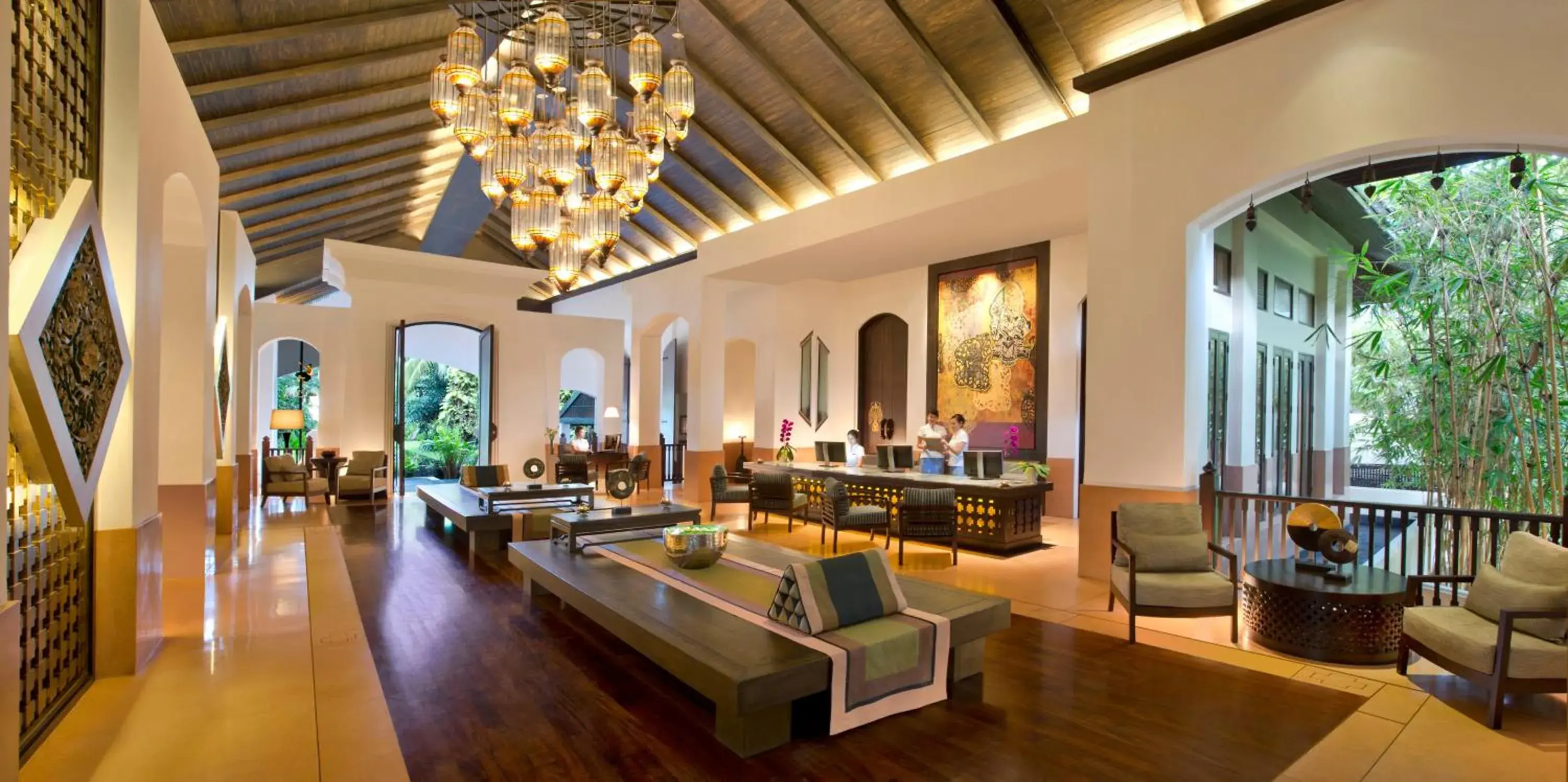 Lobby or reception in Anantara Bophut Koh Samui Resort Lobby or reception in Anantara Bophut Koh Samui Resort