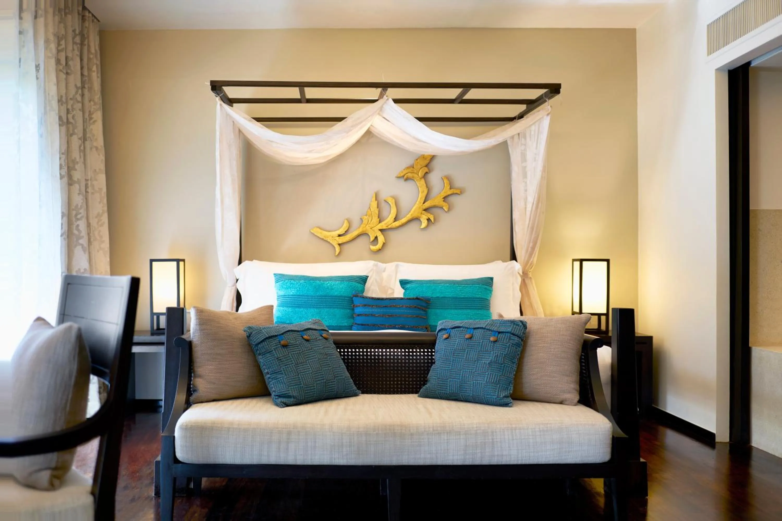 Bed in Anantara Bophut Koh Samui Resort