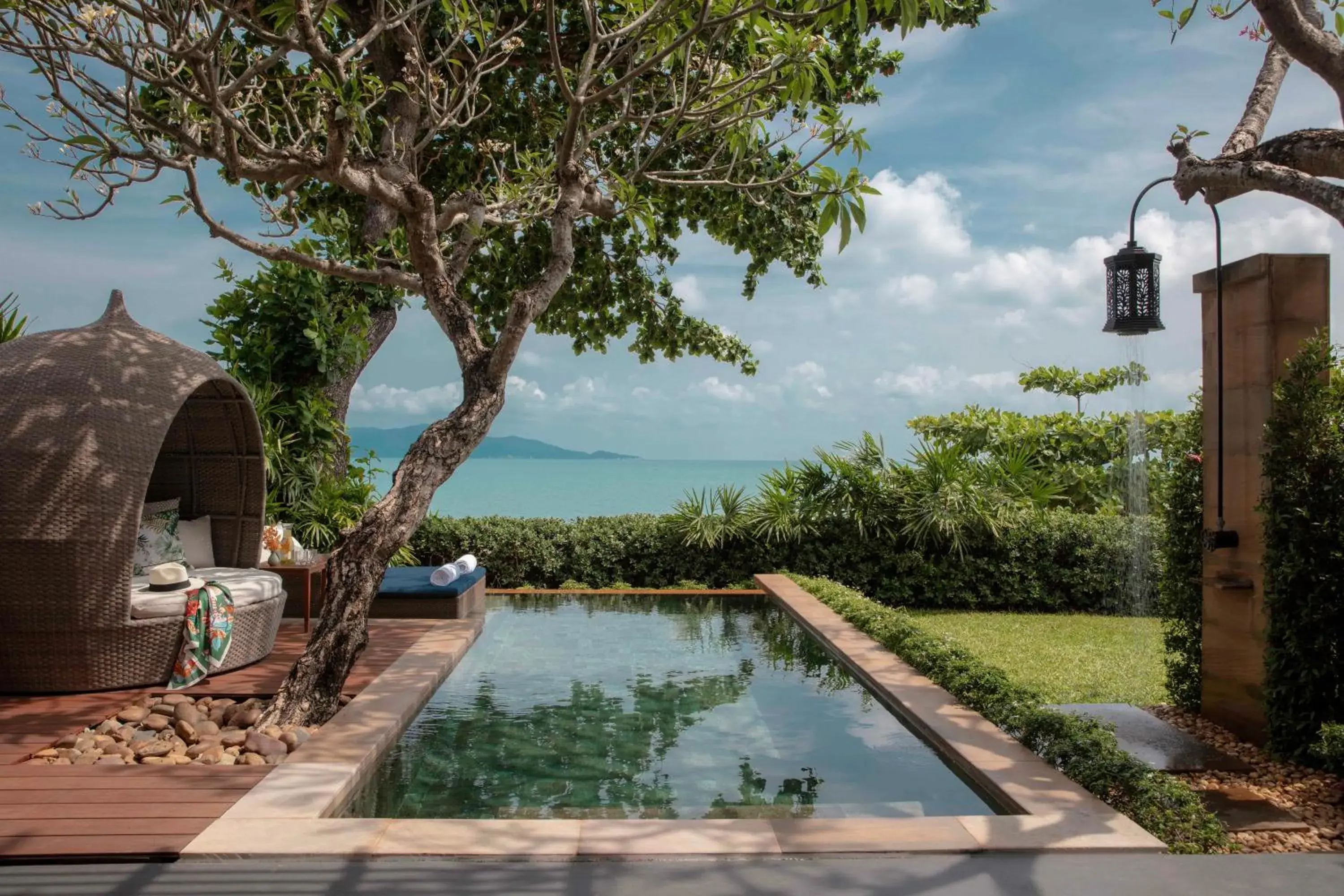 Pool view in Anantara Bophut Koh Samui Resort Pool view in Anantara Bophut Koh Samui Resort