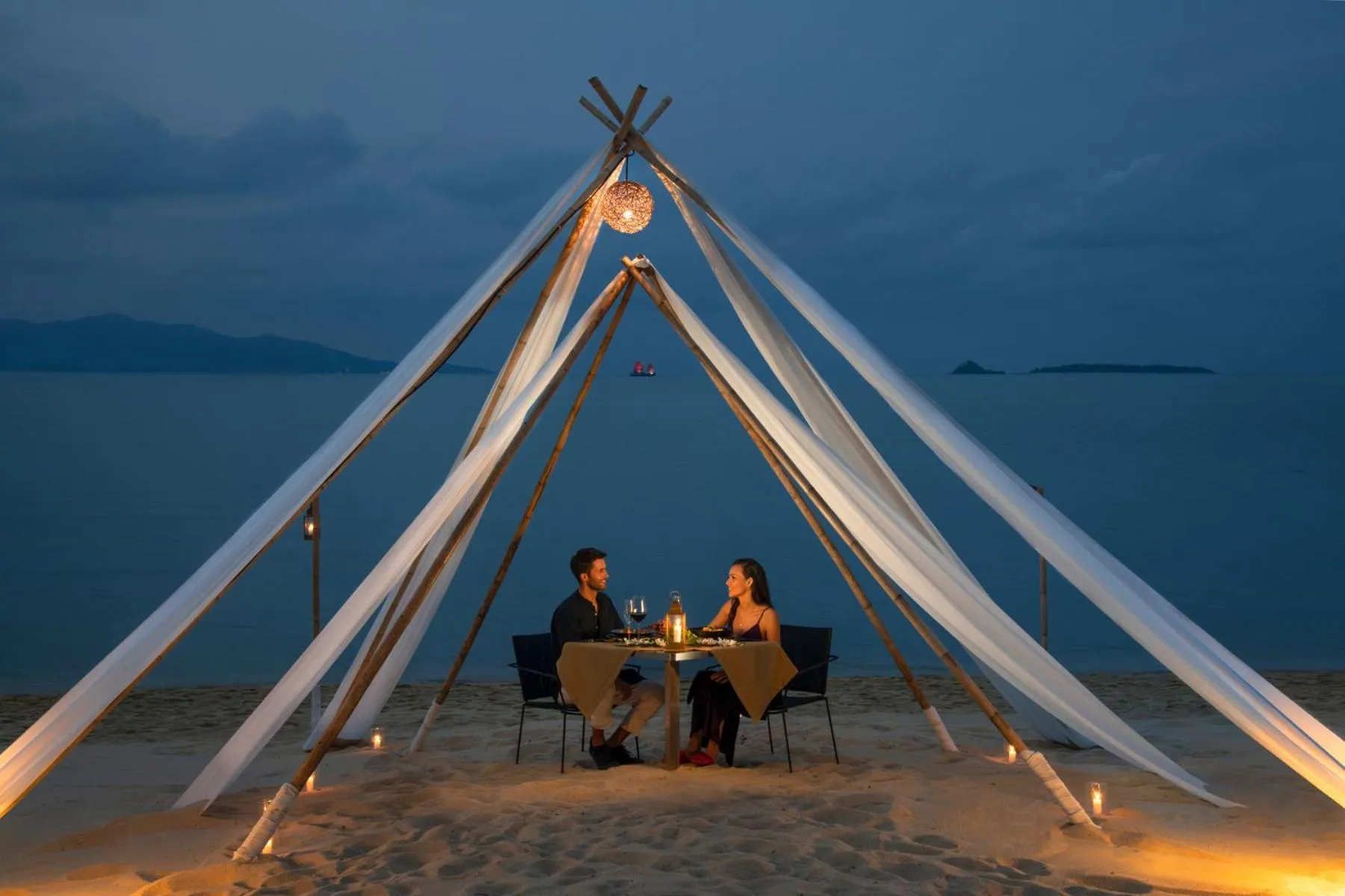 Dinner in Anantara Bophut Koh Samui Resort