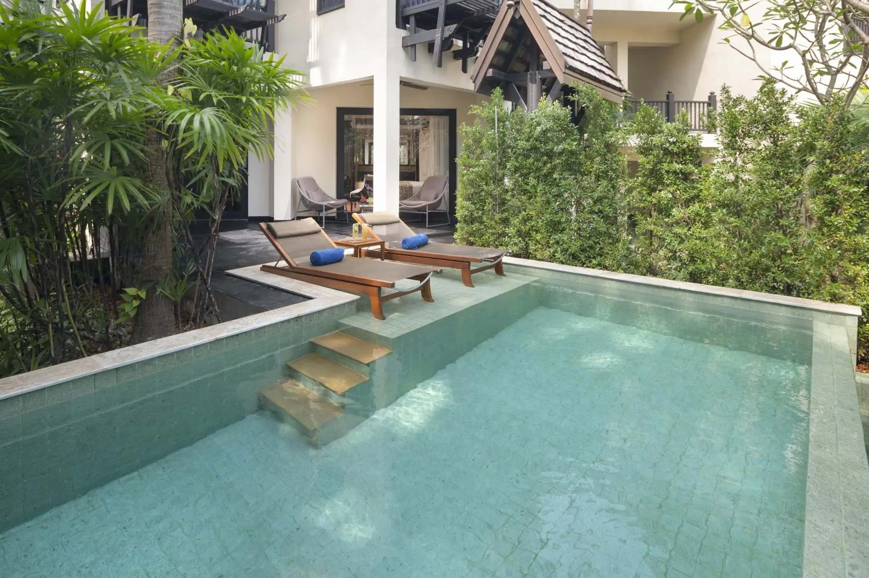 Garden view in Anantara Bophut Koh Samui Resort Garden view in Anantara Bophut Koh Samui Resort