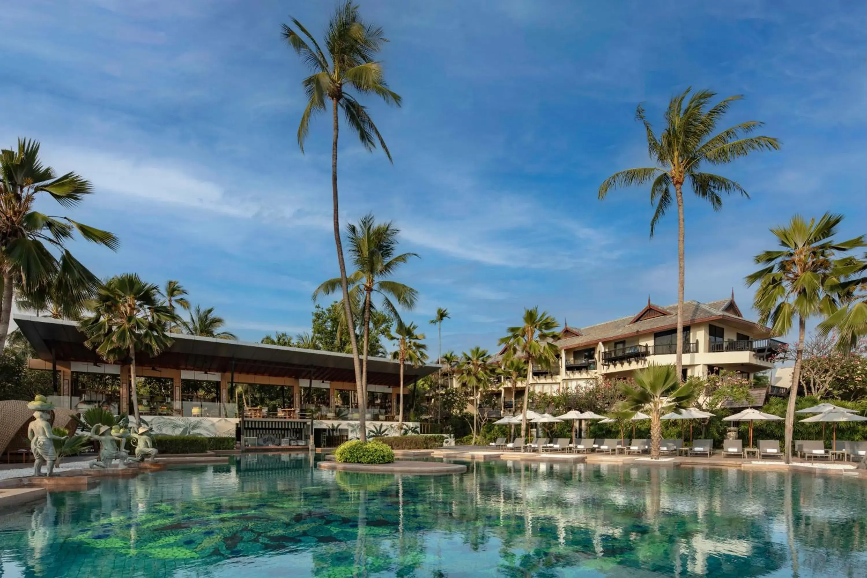 Property building in Anantara Bophut Koh Samui Resort Property building in Anantara Bophut Koh Samui Resort