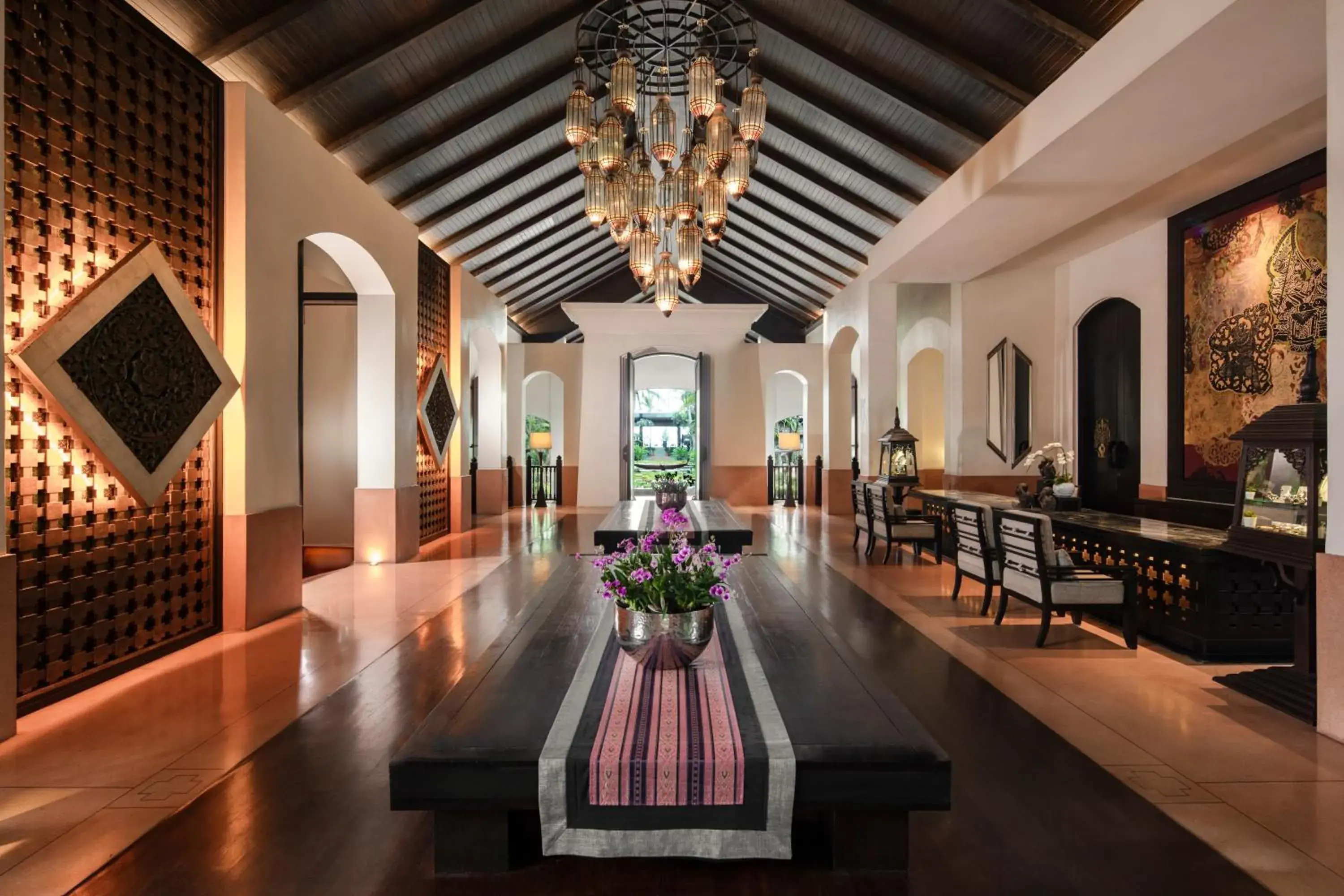 Lobby or reception in Anantara Bophut Koh Samui Resort Lobby or reception in Anantara Bophut Koh Samui Resort