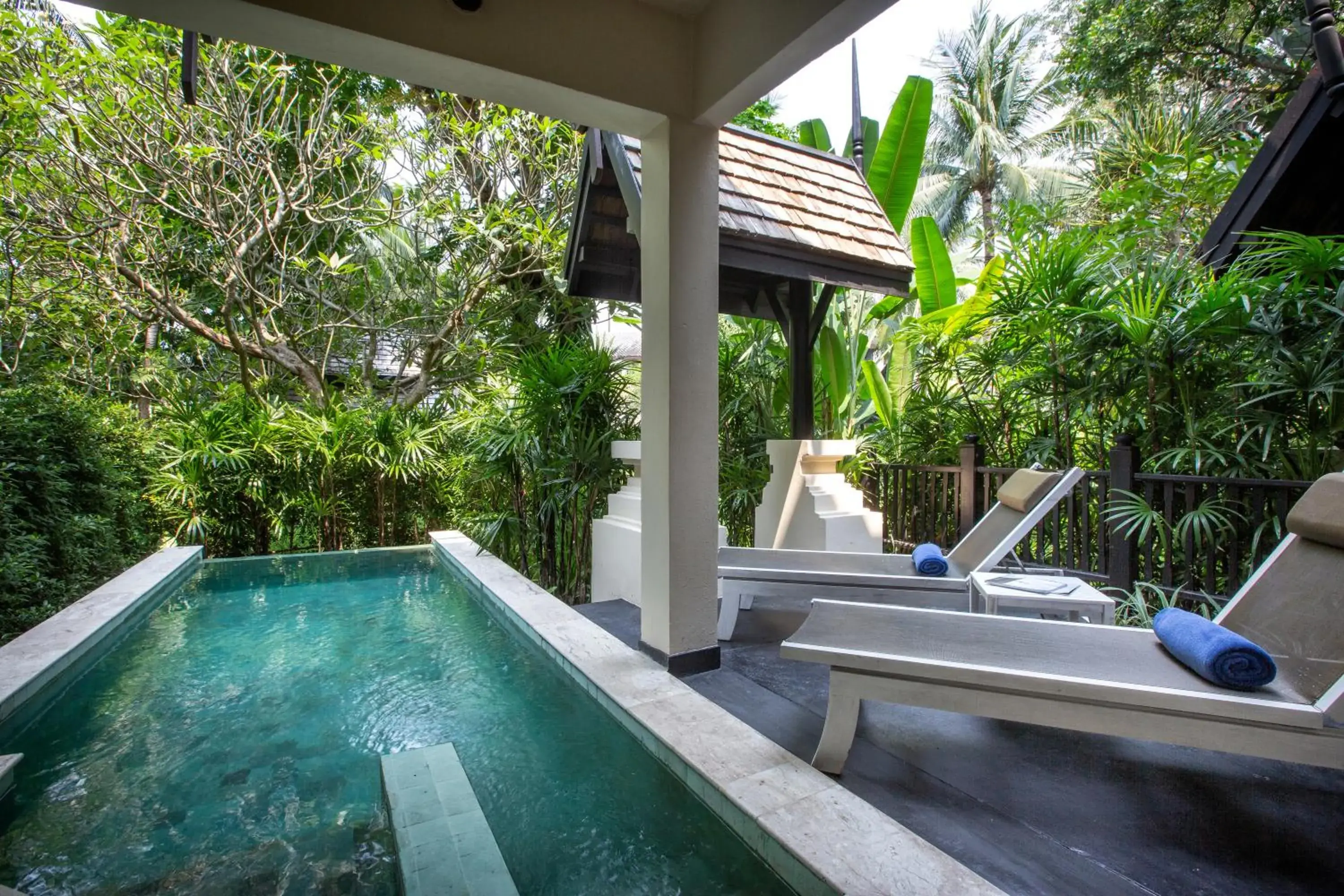 Pool view in Anantara Bophut Koh Samui Resort Pool view in Anantara Bophut Koh Samui Resort
