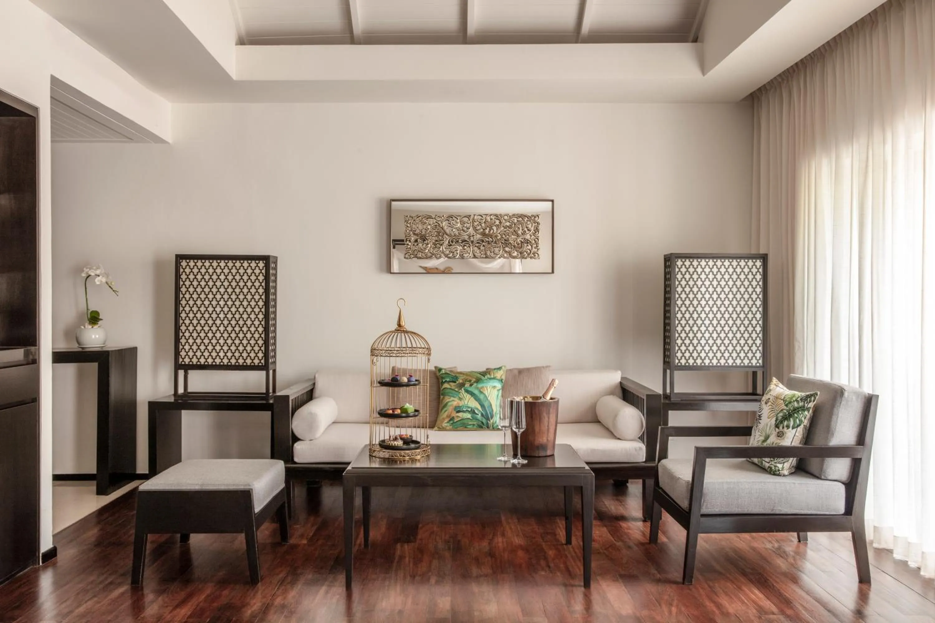 Seating area in Anantara Bophut Koh Samui Resort