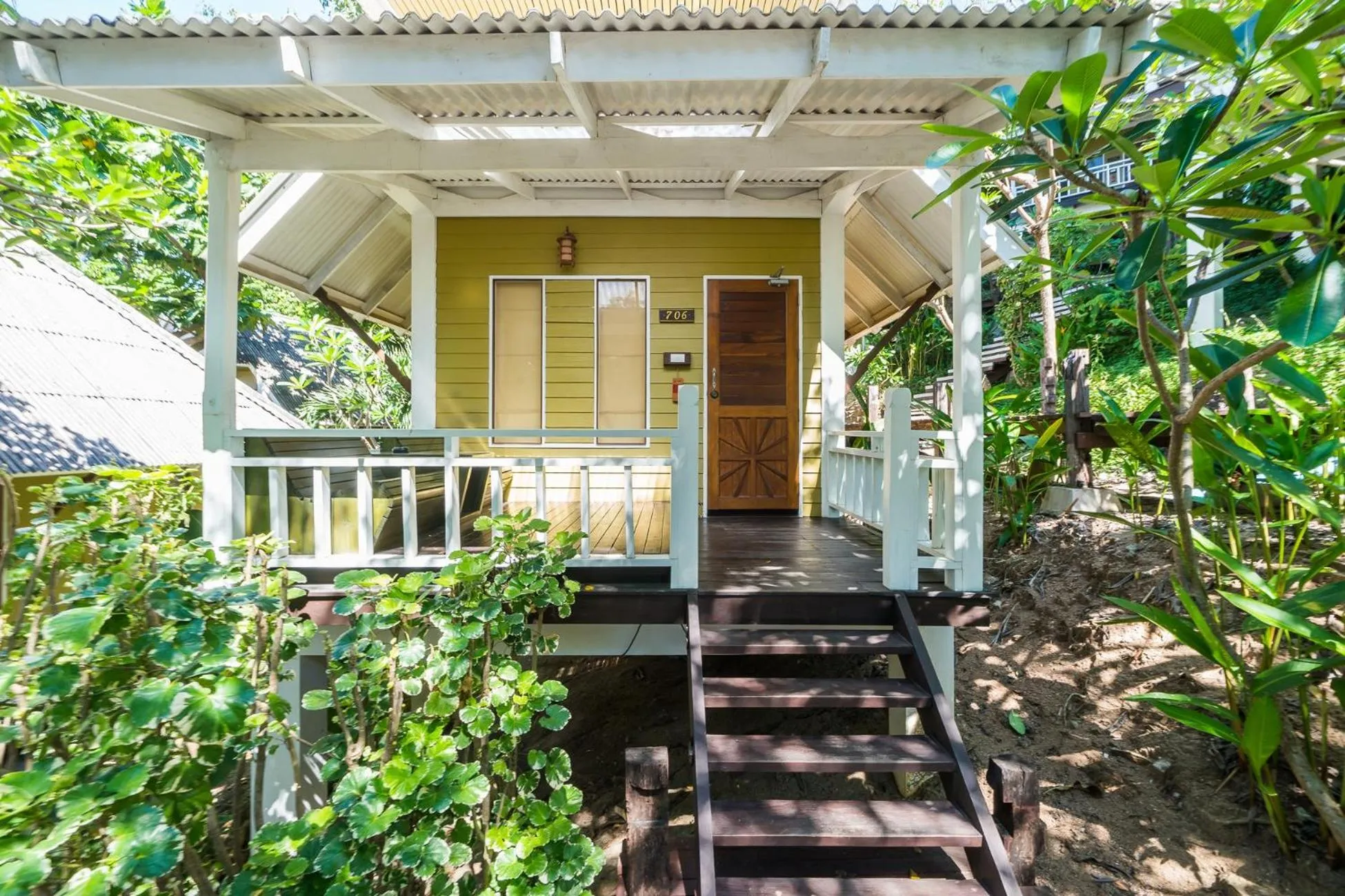 Balcony/Terrace in Cocohut Beach Resort Koh Phangan