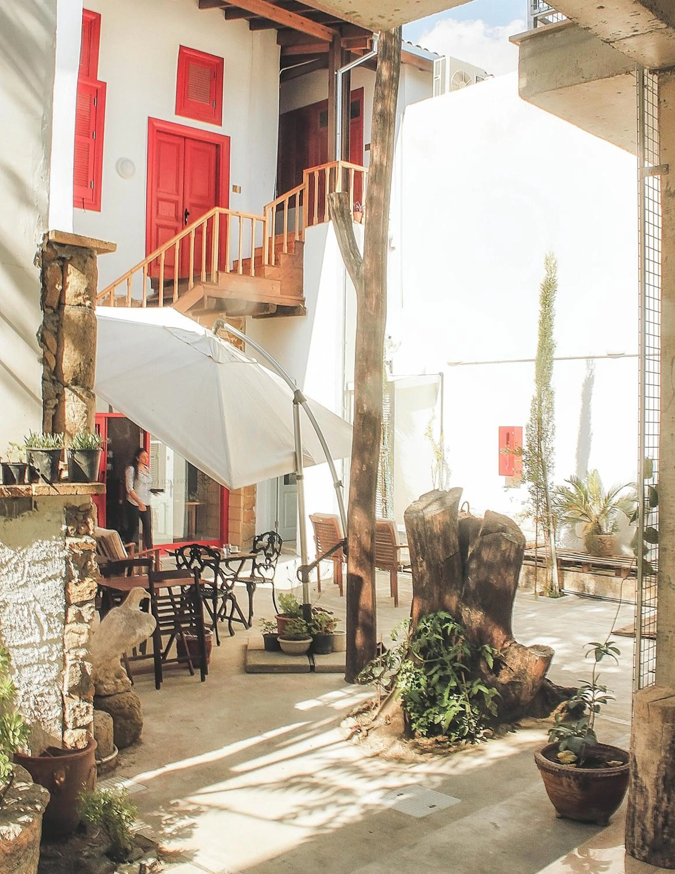 Inner courtyard view in NICOSIA EAGLE EYE