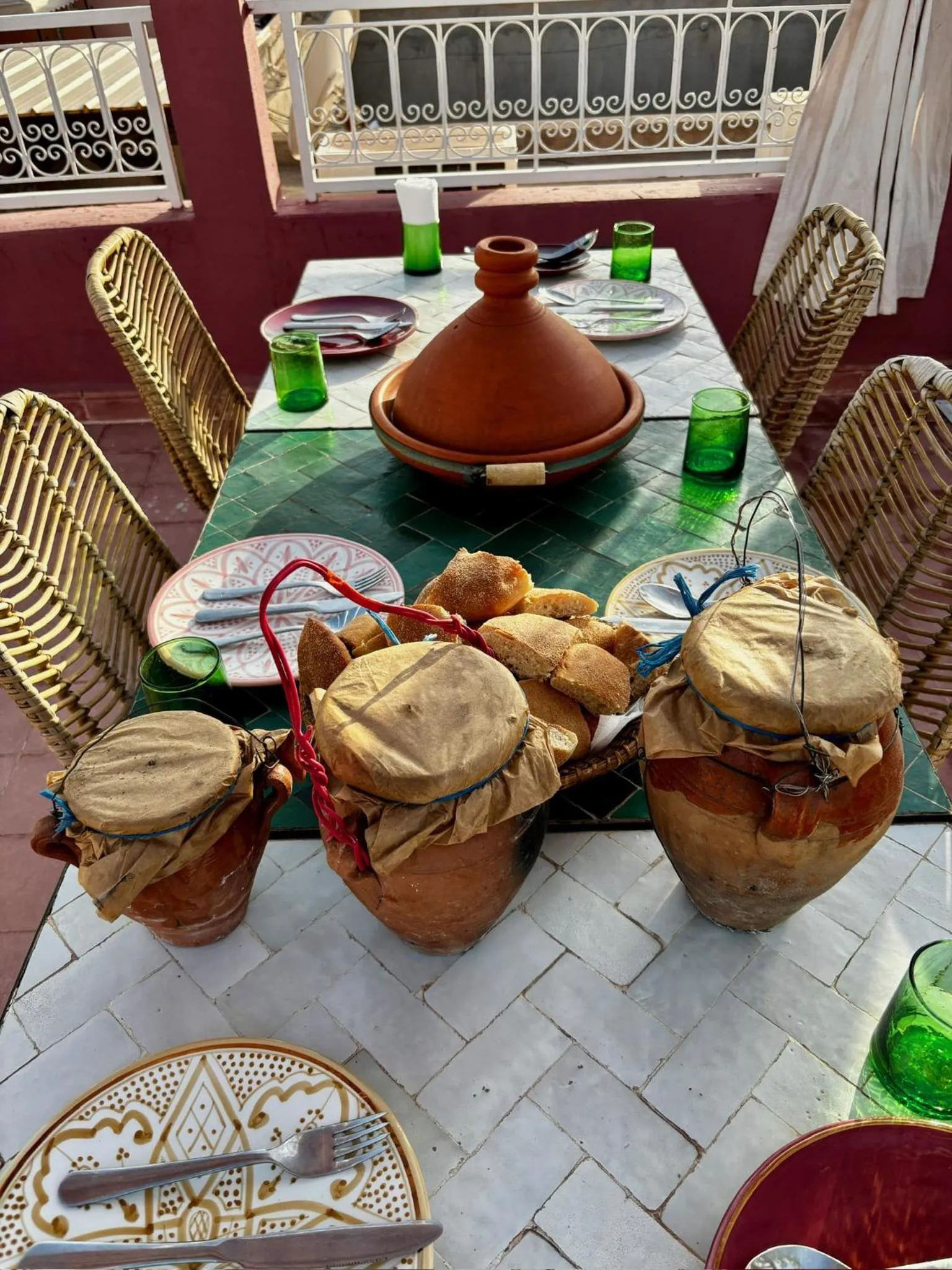 Lunch in Riad la Cigale
