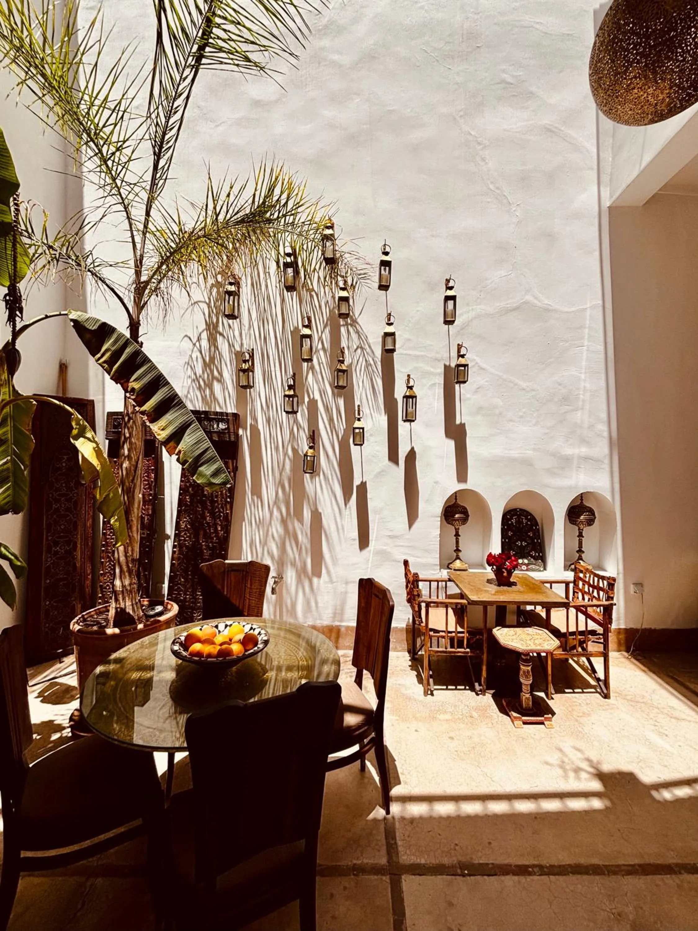 Living room in Riad la Cigale