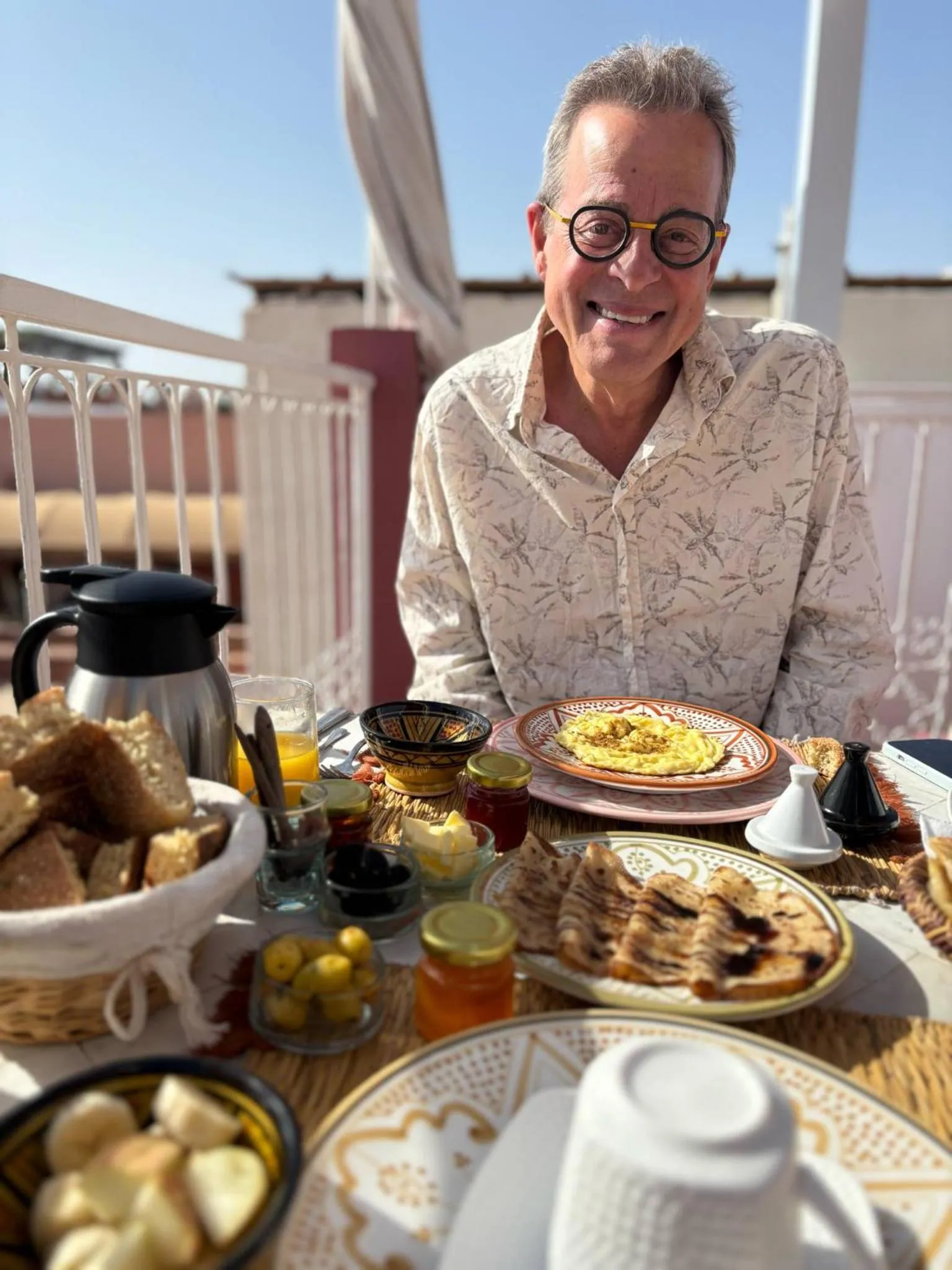 Balcony/Terrace in Riad la Cigale