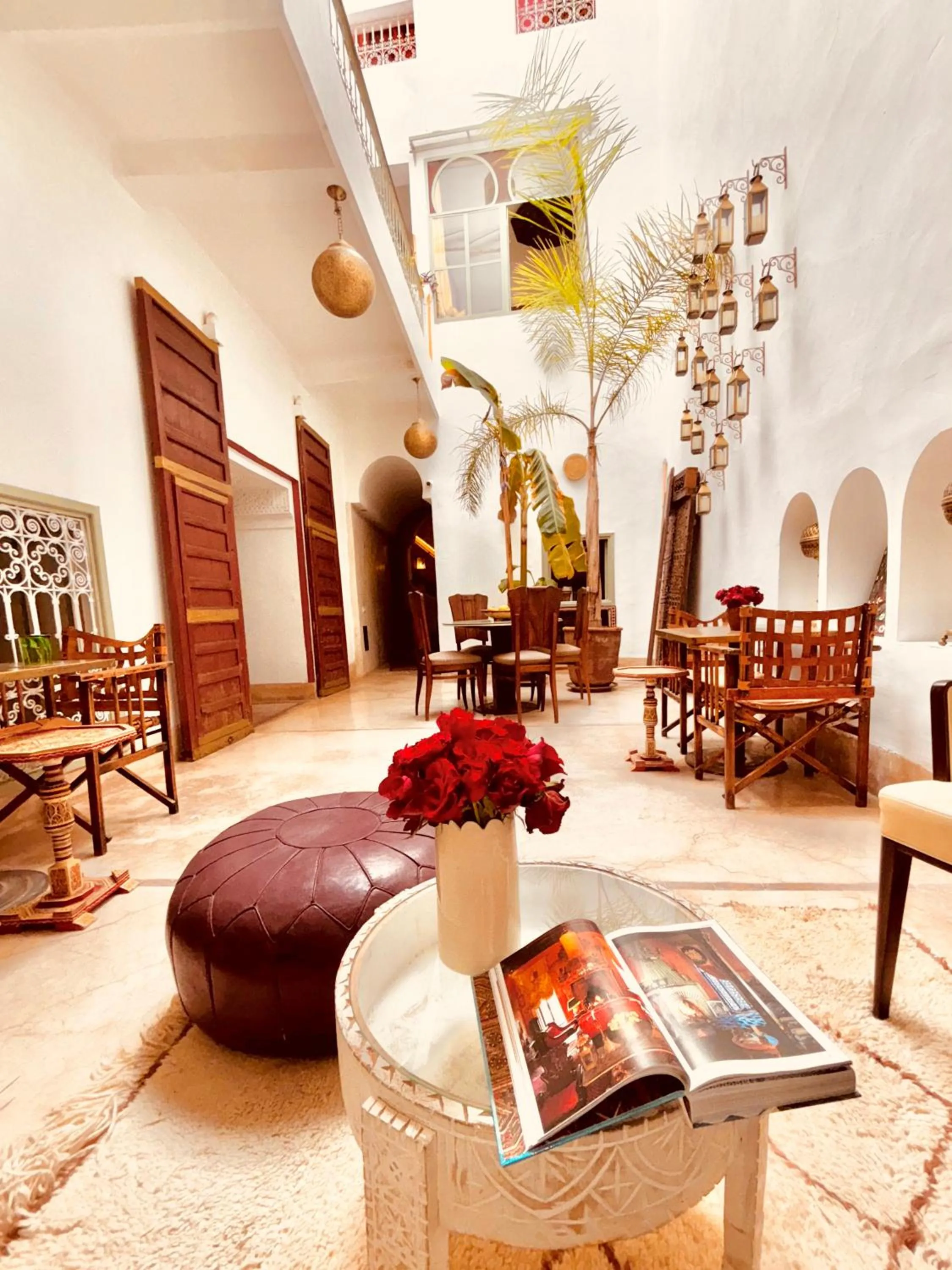 Living room in Riad la Cigale