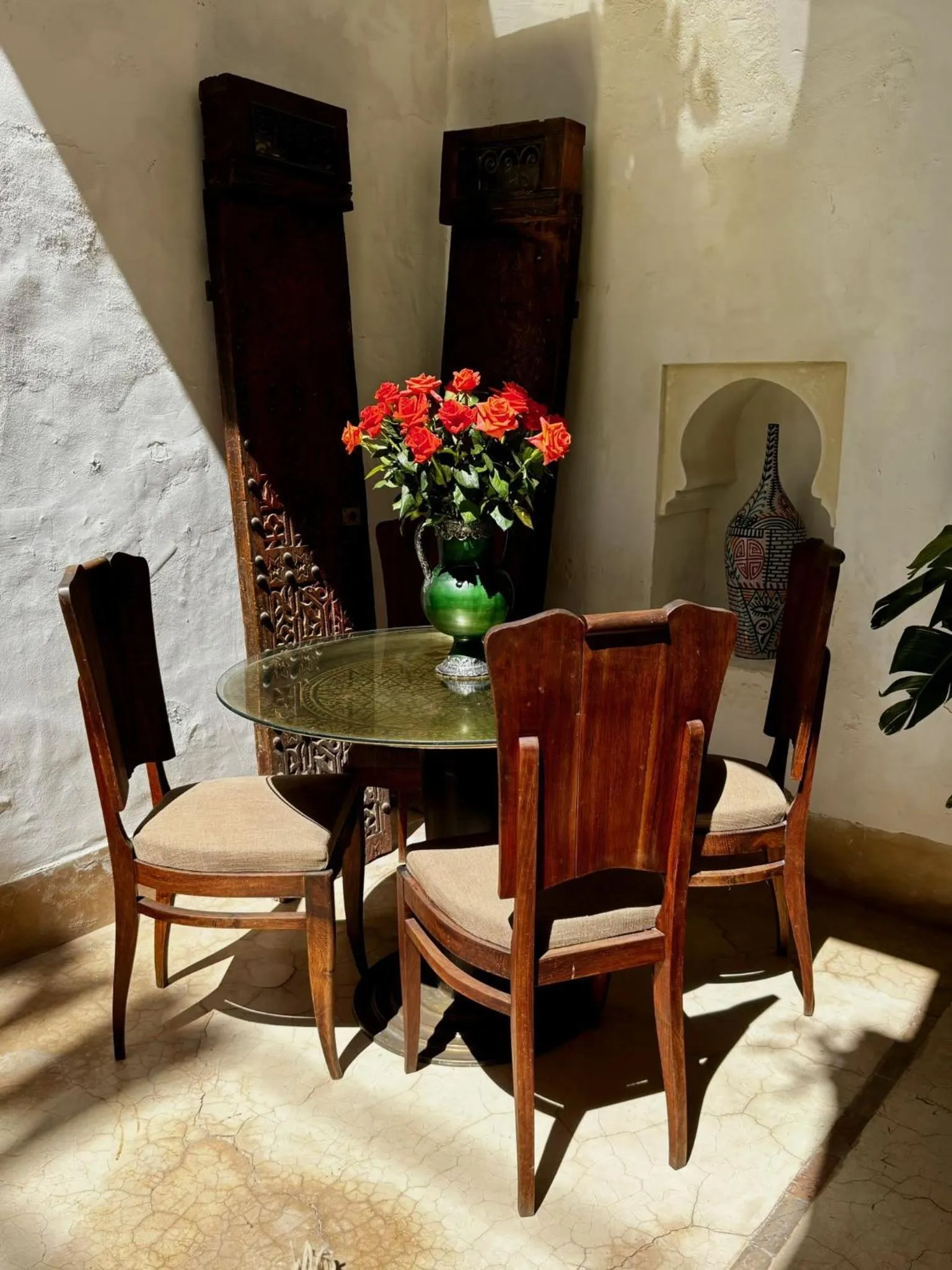 Seating area in Riad la Cigale