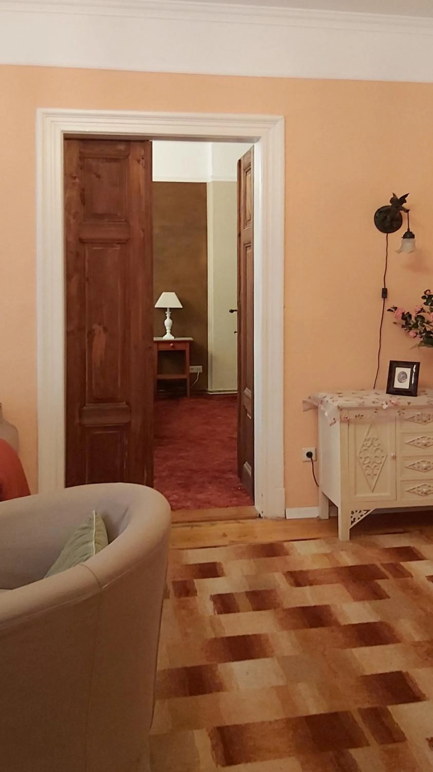 Living room in City-Ferienwohnungen-Dresden - zentral gelegen im Haus Louisenstrasse 11 - Dresden-Neustadt