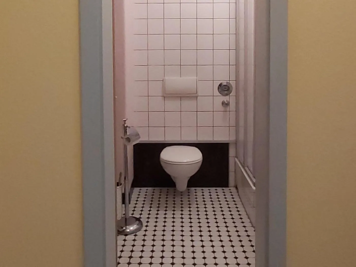 Toilet in City-Ferienwohnungen-Dresden - zentral gelegen im Haus Louisenstrasse 11 - Dresden-Neustadt