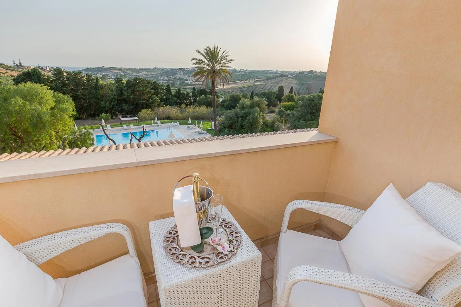 Shower in Hotel Villa Calandrino