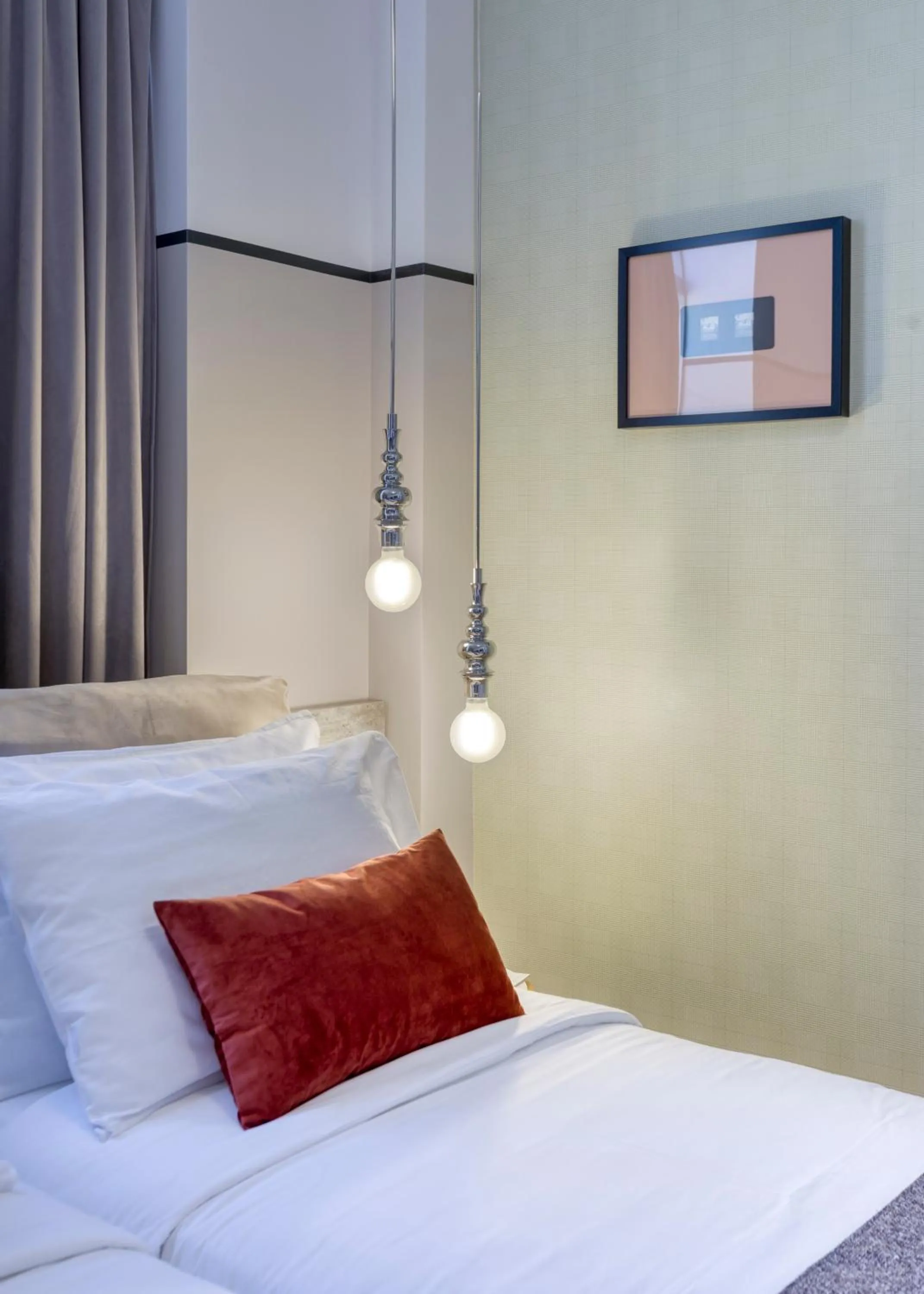 Bedroom, Bed in The Pinnacle Athens