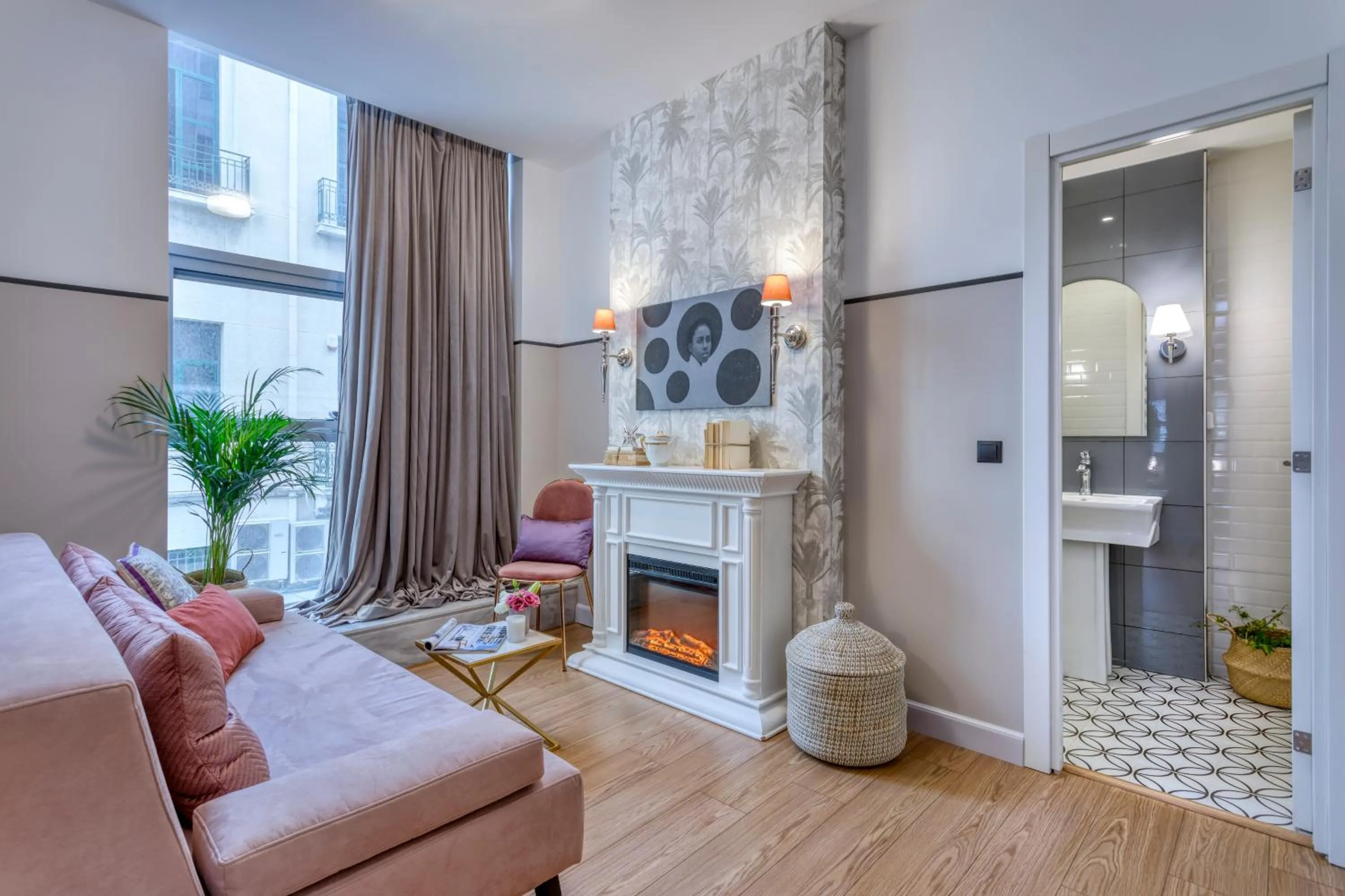 Living room in The Pinnacle Athens