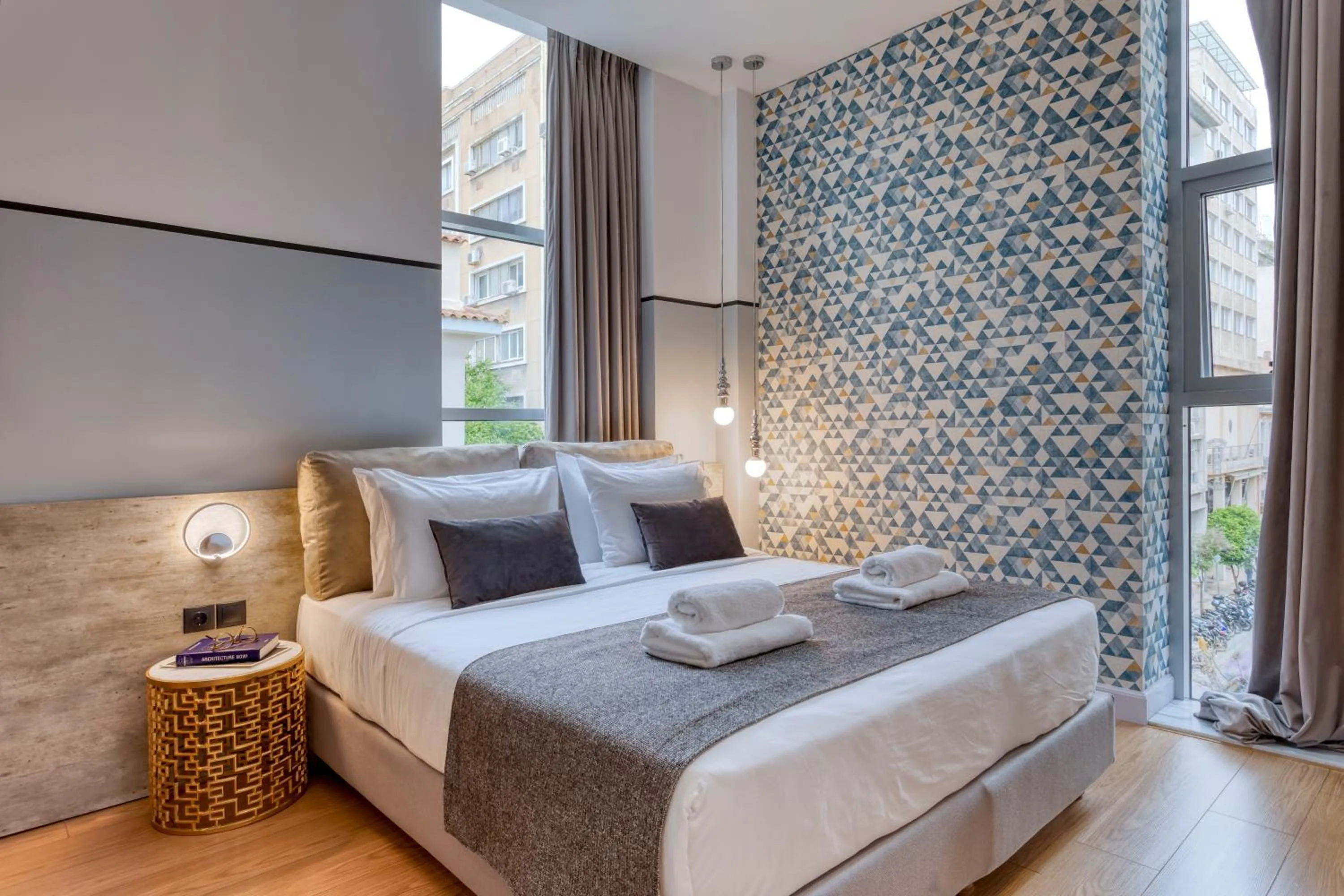 Bed in The Pinnacle Athens