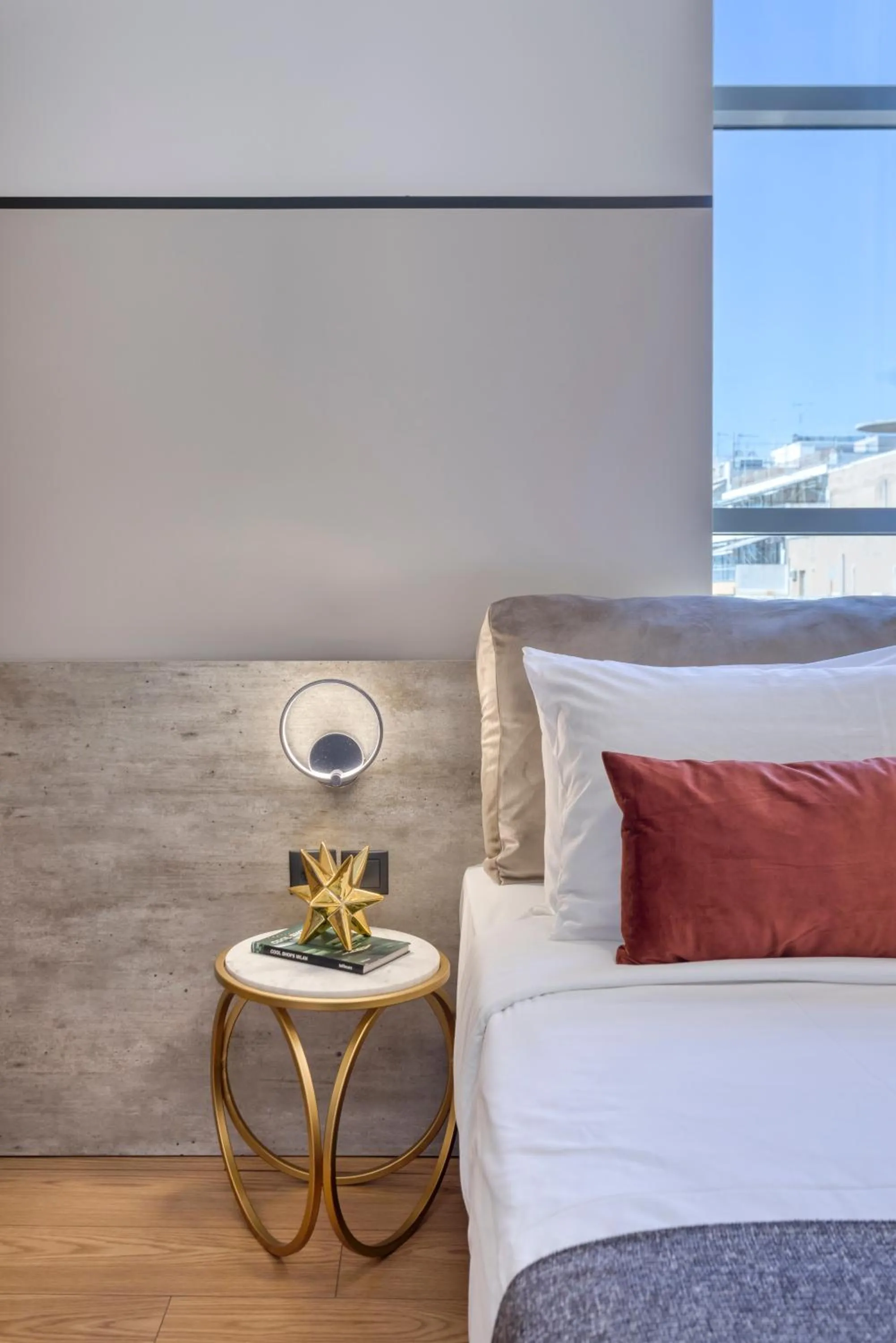 Decorative detail, Bed in The Pinnacle Athens