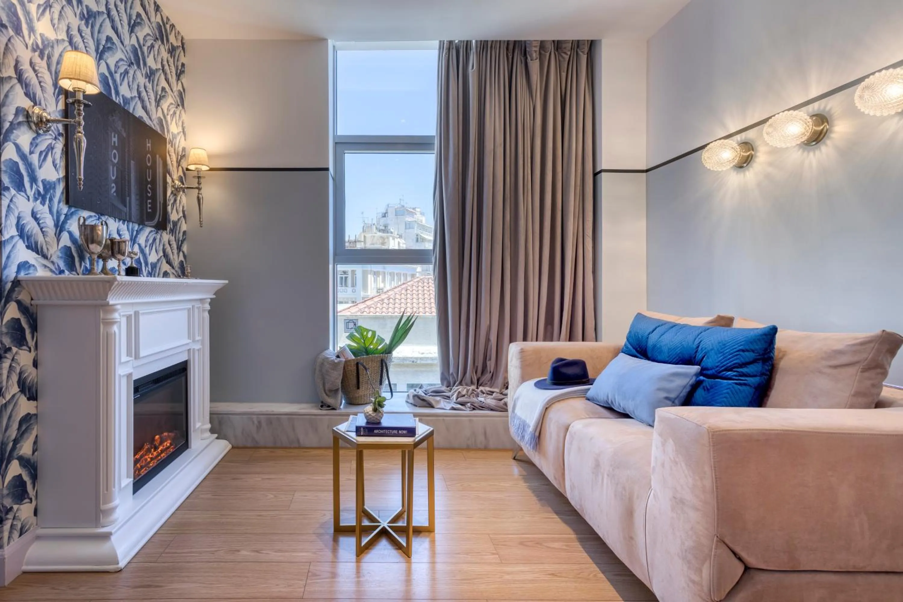 Living room in The Pinnacle Athens