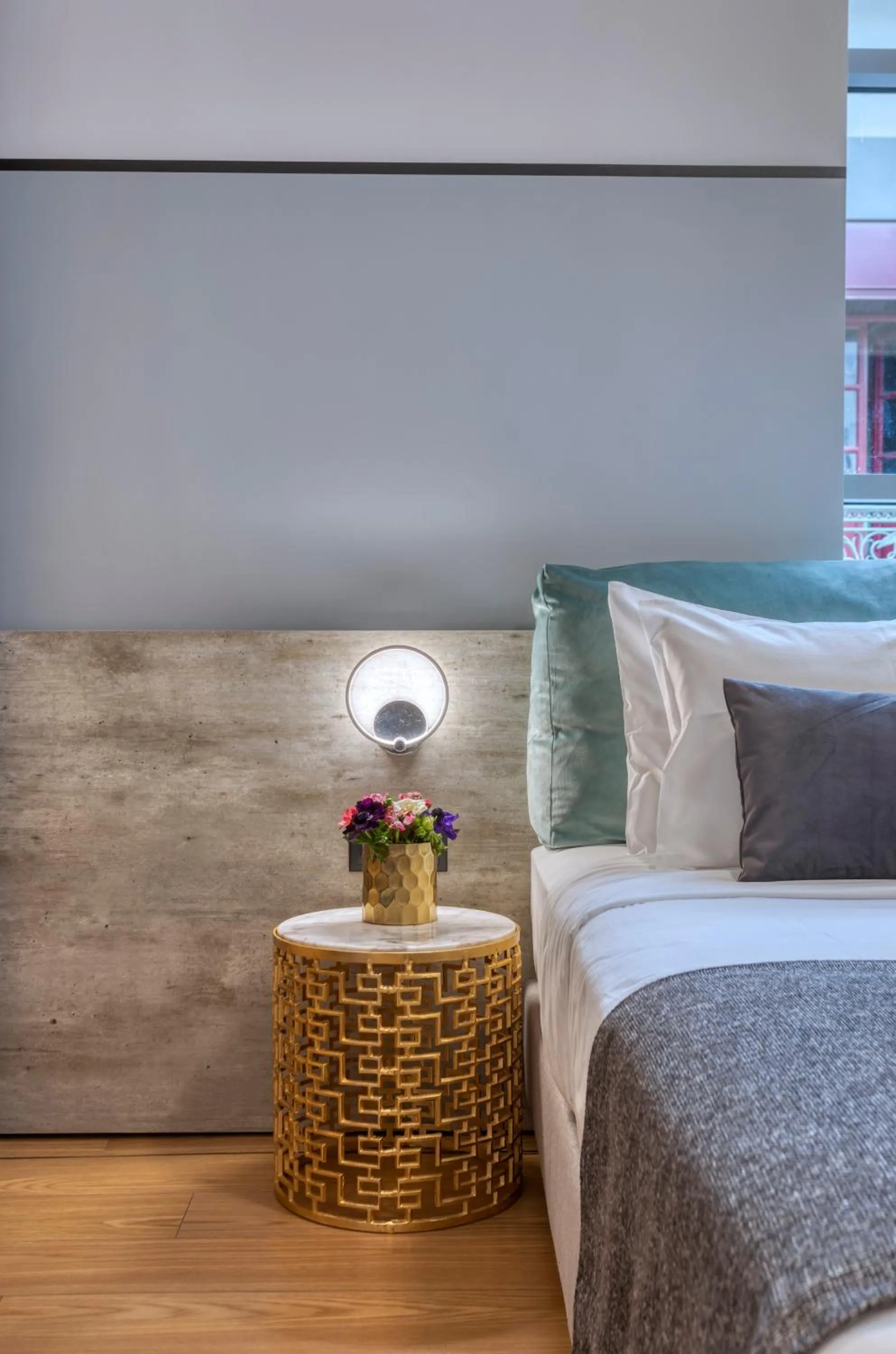 Bedroom, Bed in The Pinnacle Athens