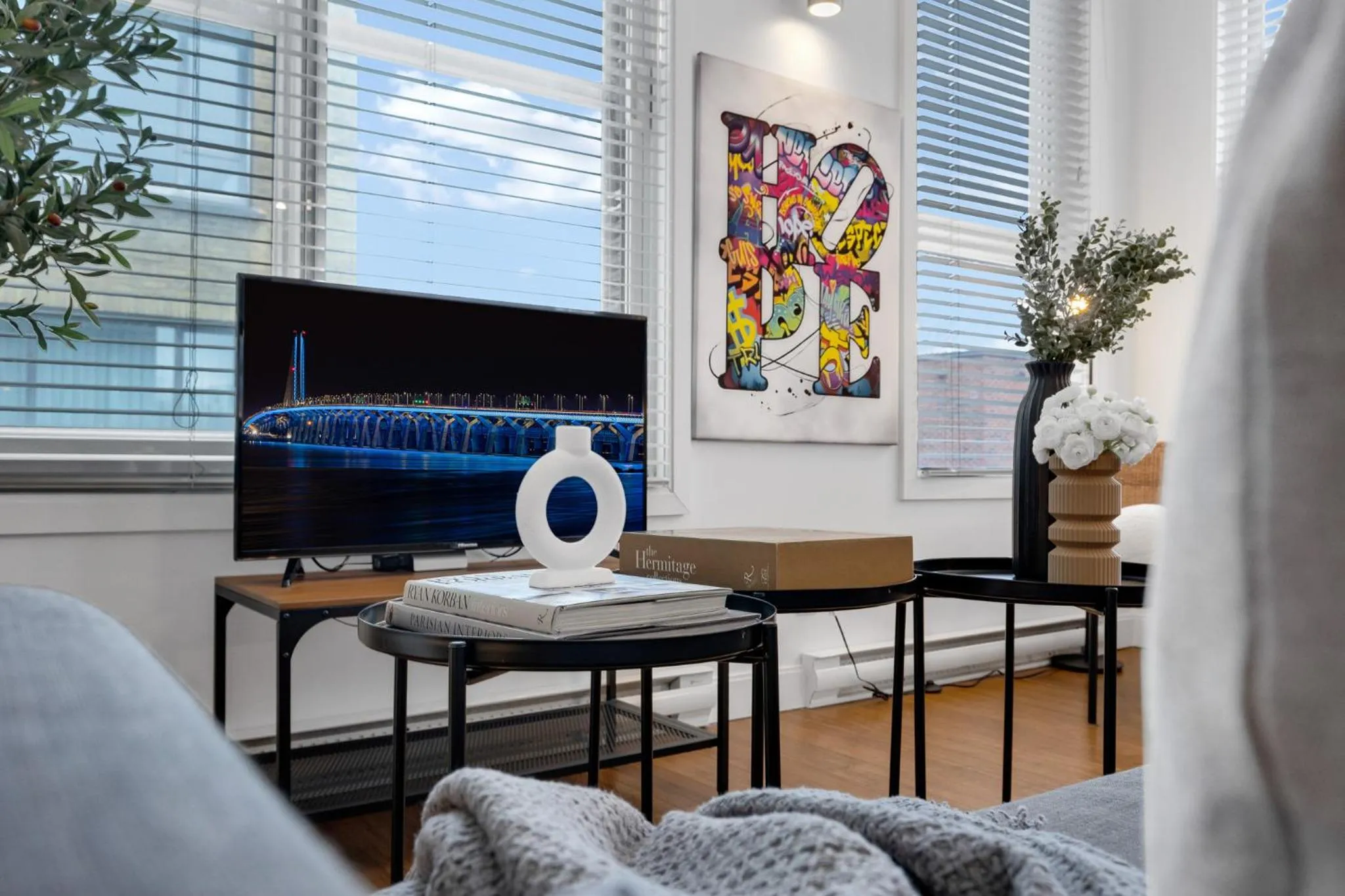 Communal lounge/ TV room in LiV MTL Main