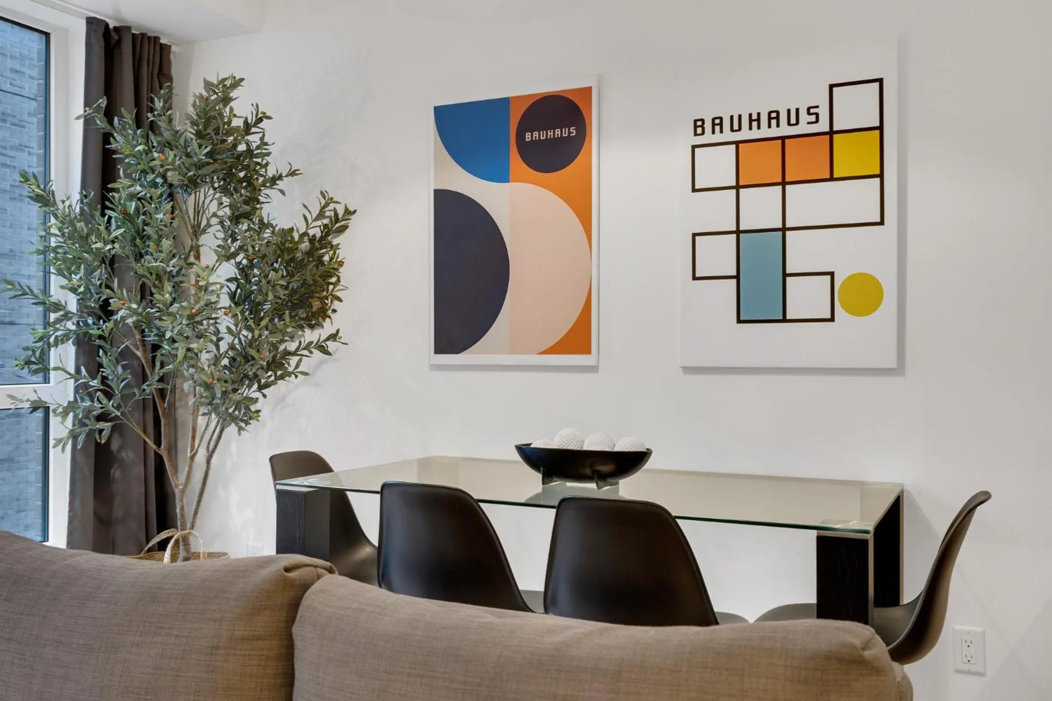 Living room in LiV MTL Downtown