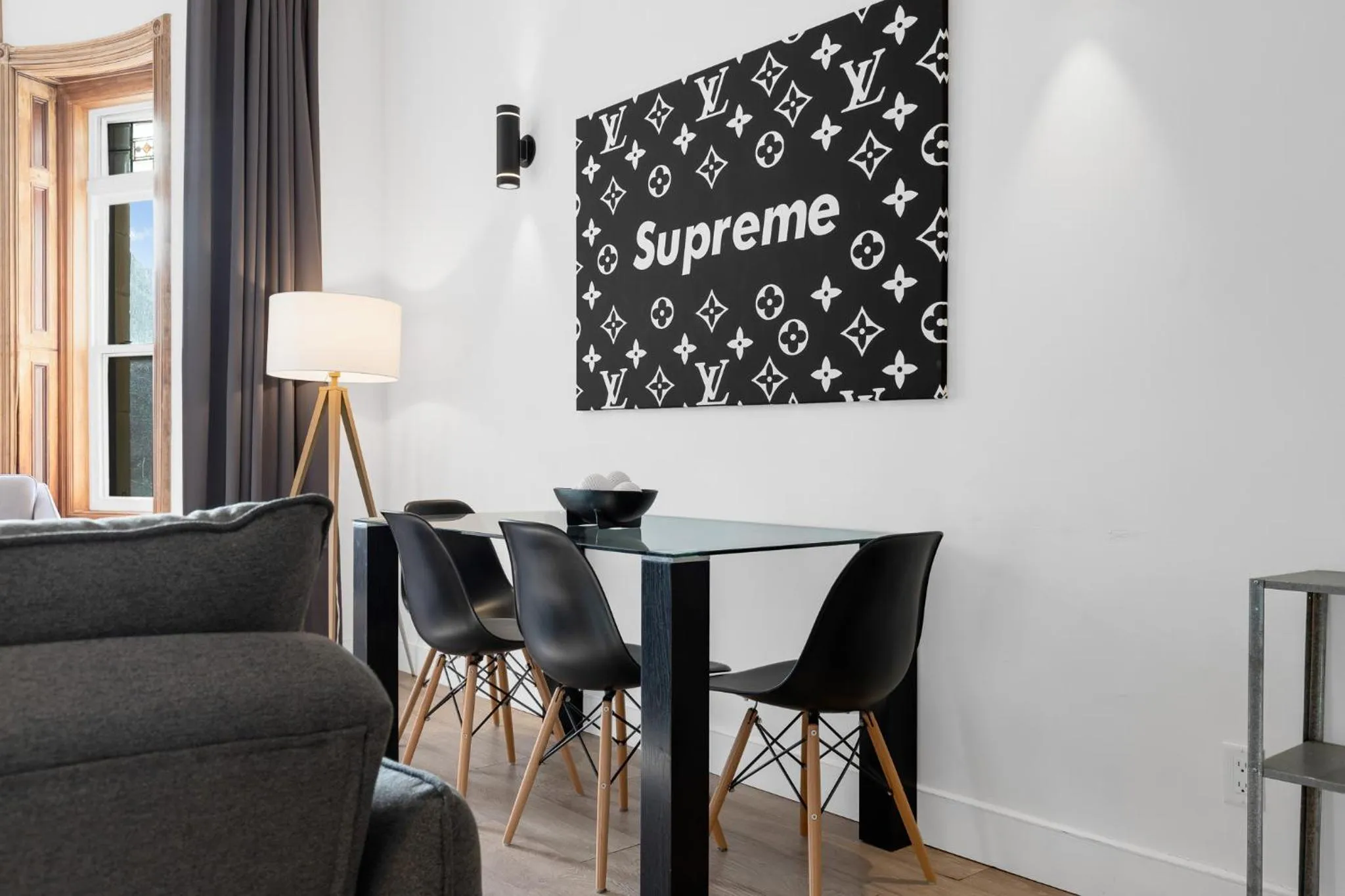 Living room in LiV MTL Downtown