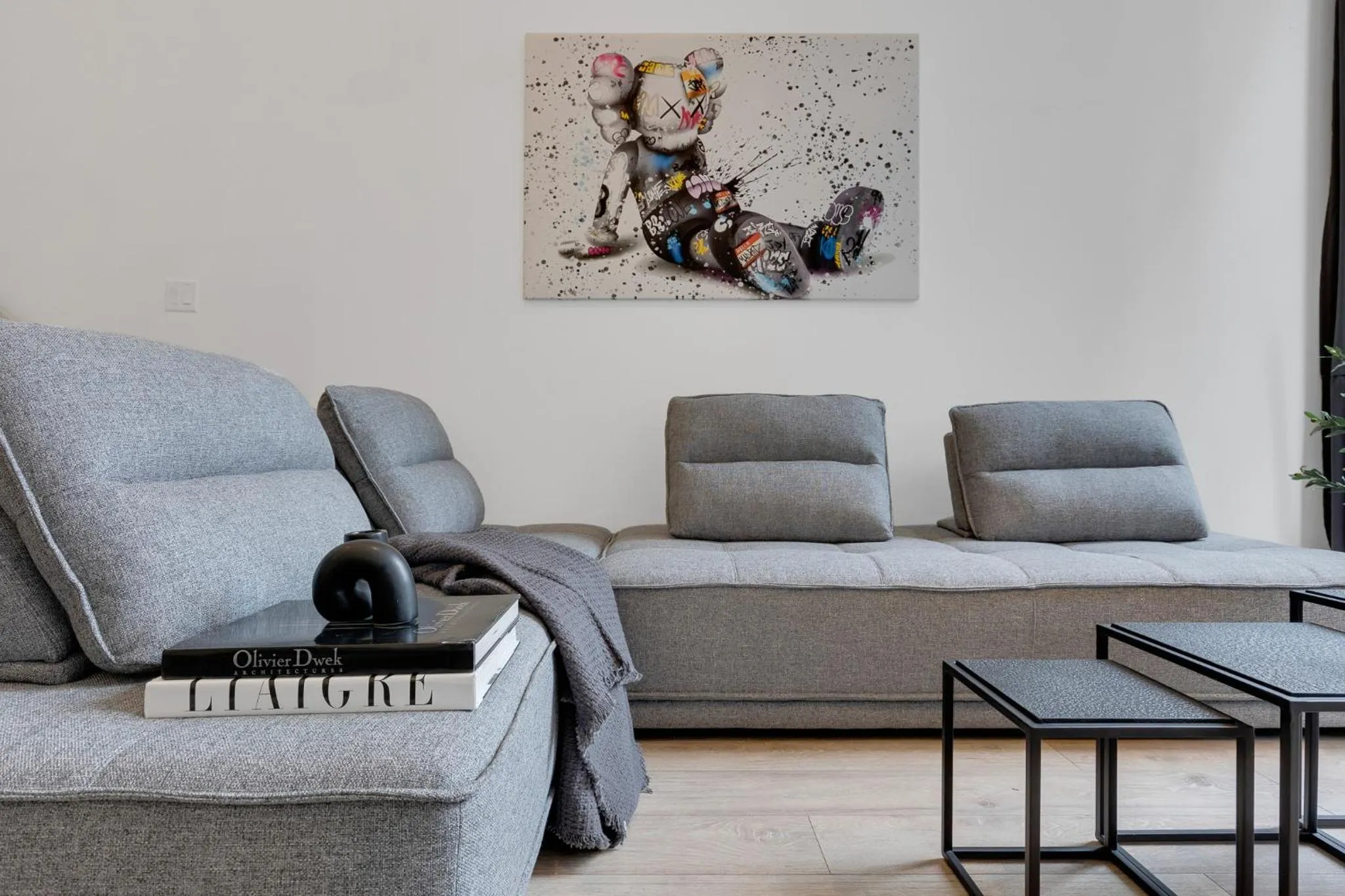 Living room in LiV MTL Downtown