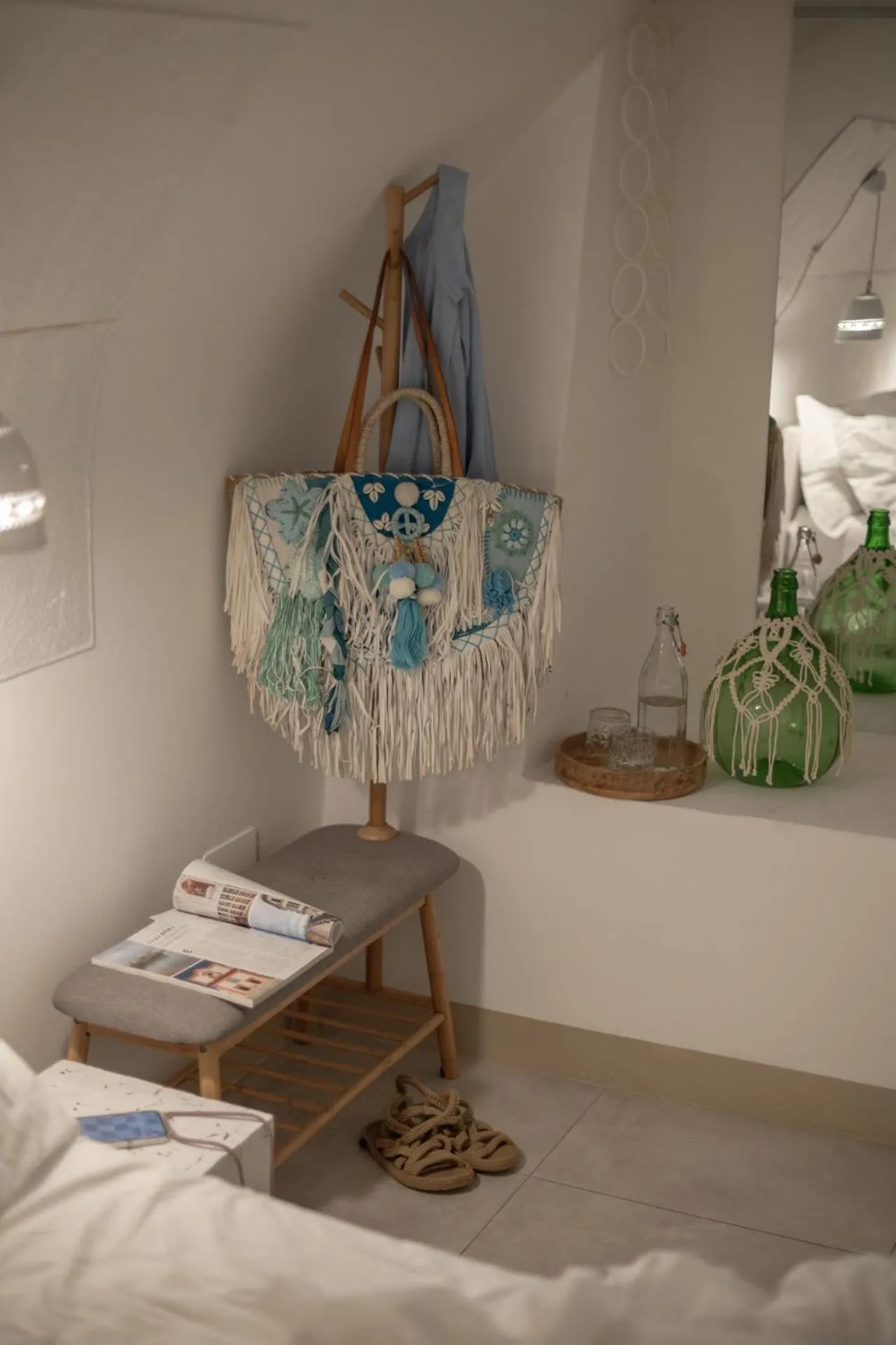 Bed in Palmieri Luxury Rooms