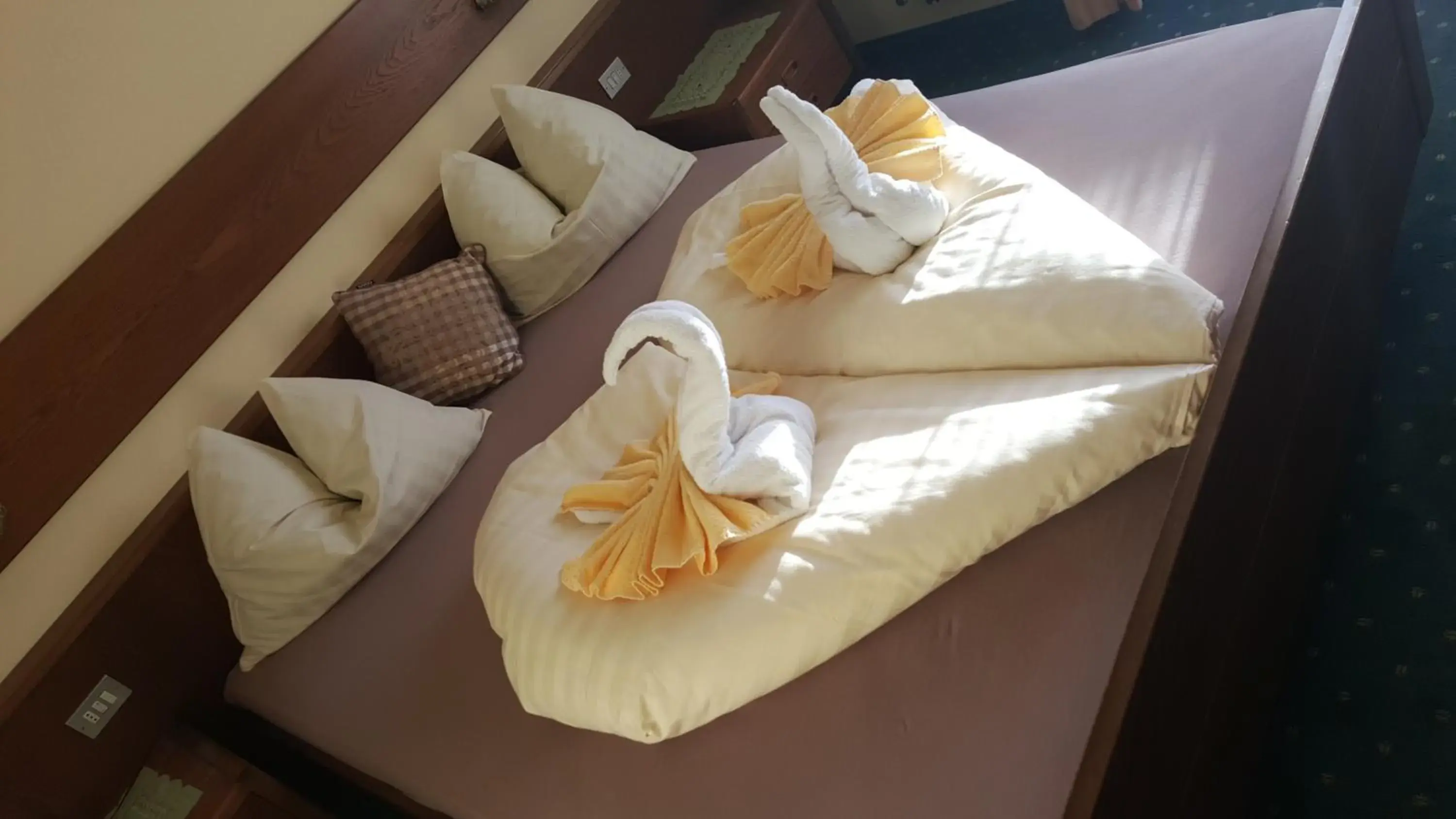 Bed in Panoramahotel Unterinnerhof Bed in Panoramahotel Unterinnerhof