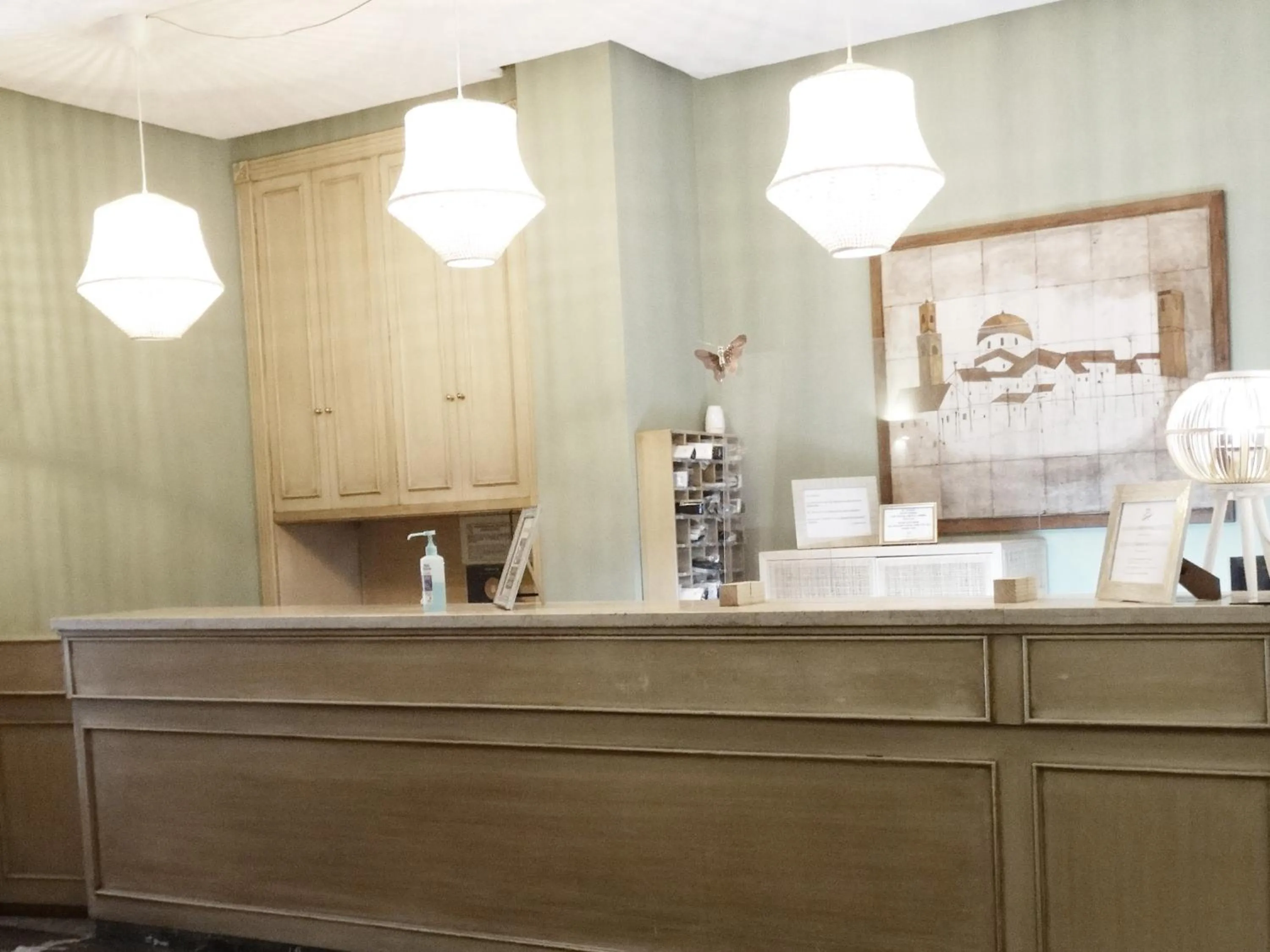 Lobby or reception in Hotel Goya