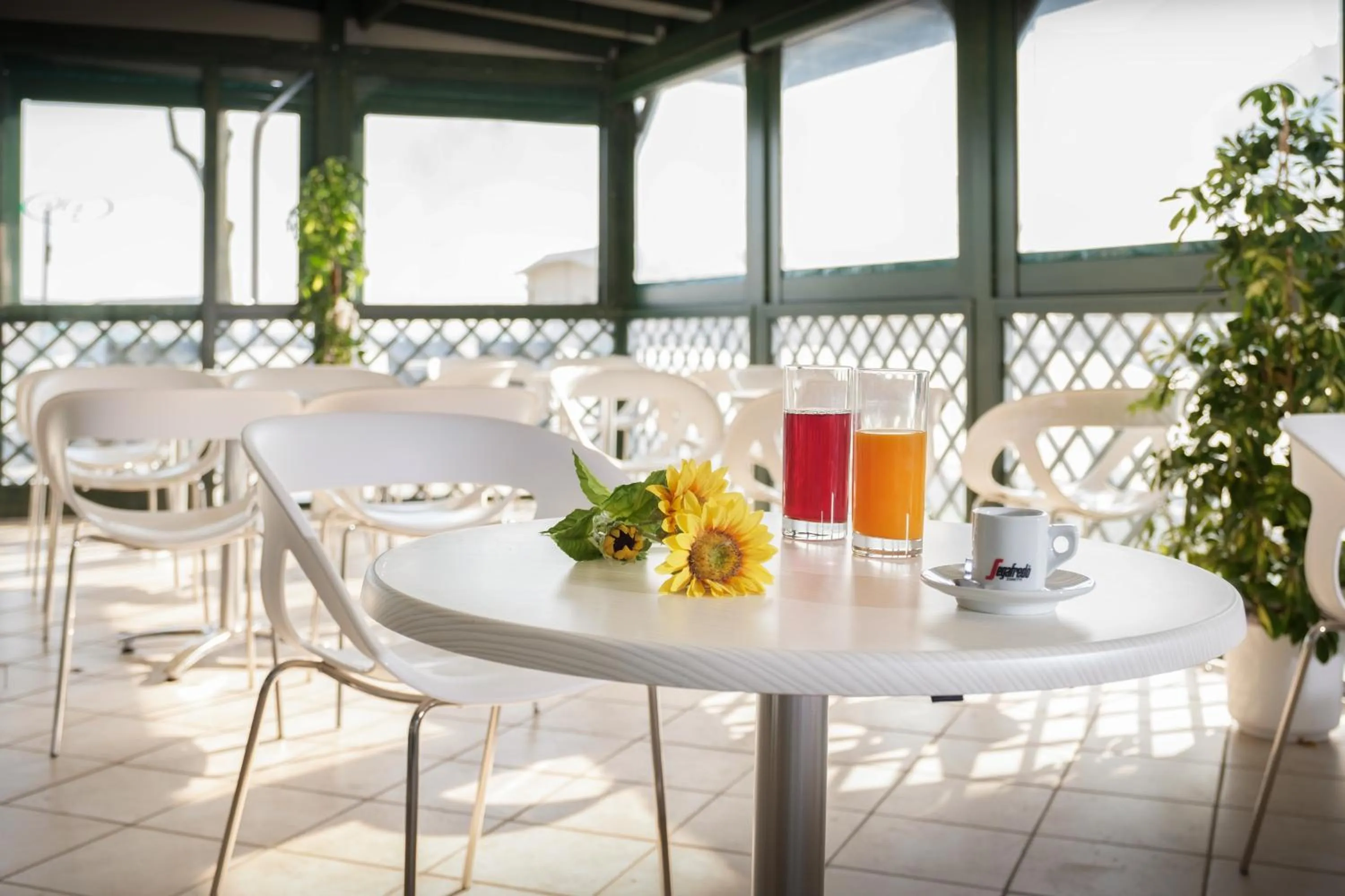 Lobby or reception in Hotel Emilia