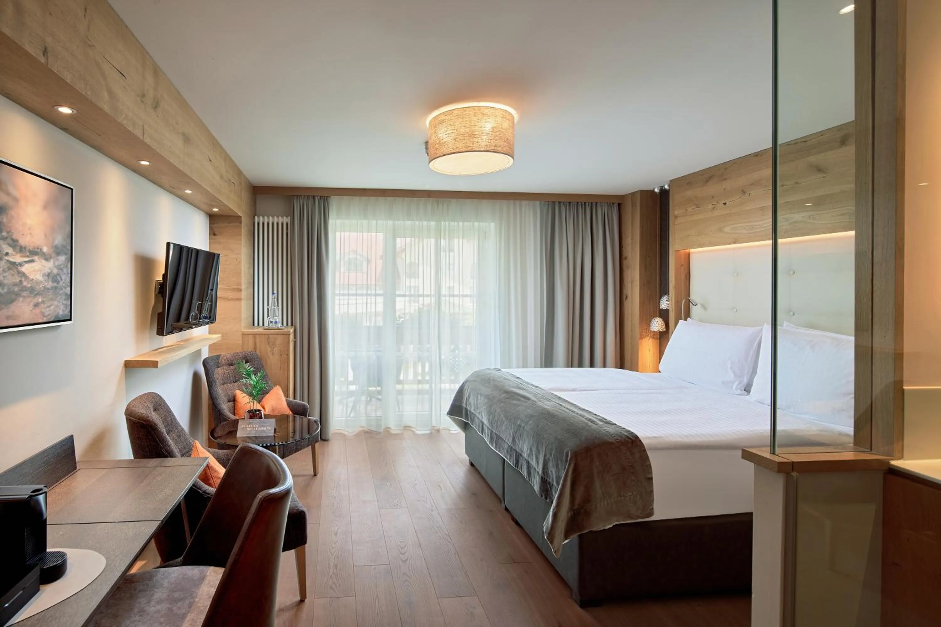 Photo of the whole room, Bed in Wellness- & Sporthotel Jagdhof