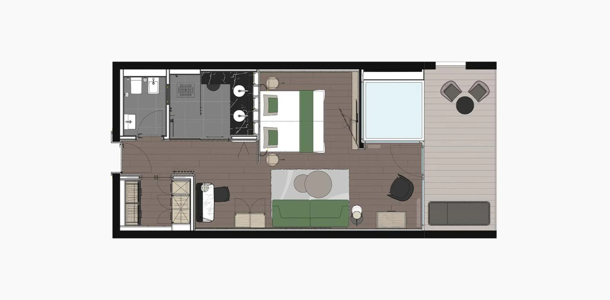 Floor plan in Wellness- & Sporthotel Jagdhof