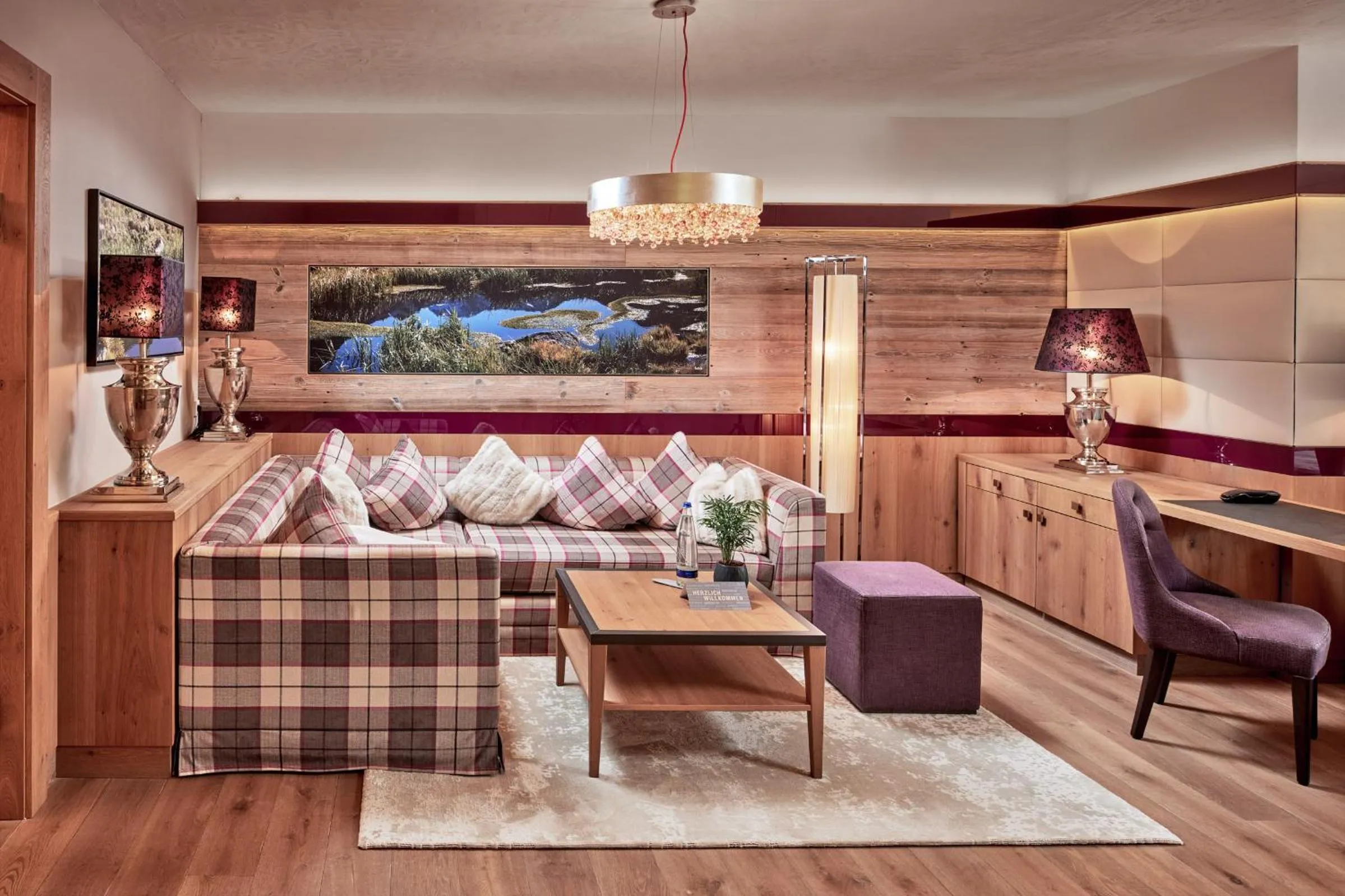 Living room in Wellness- & Sporthotel Jagdhof