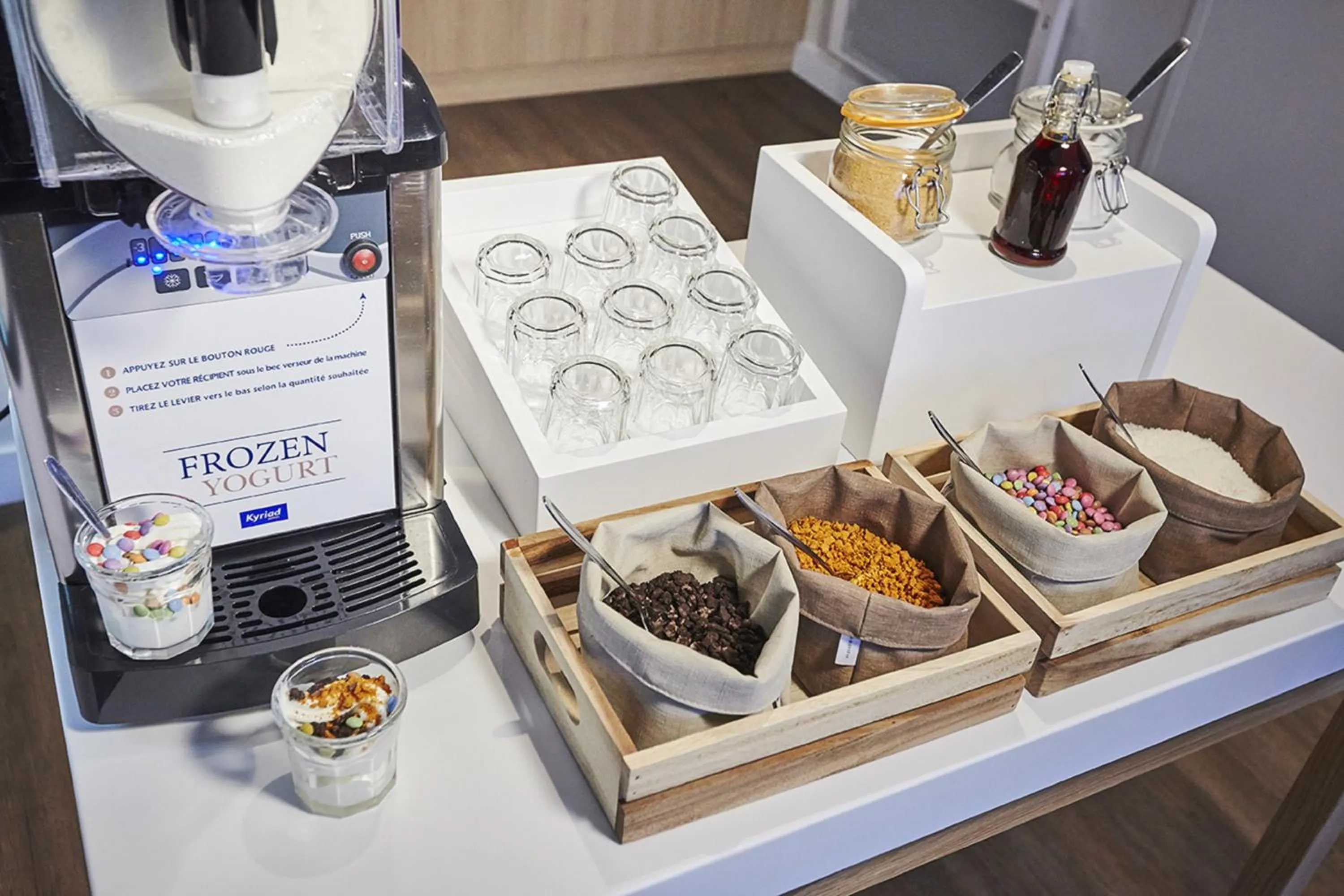 Continental breakfast in Kyriad Paris Ouest - Bezons La Défense