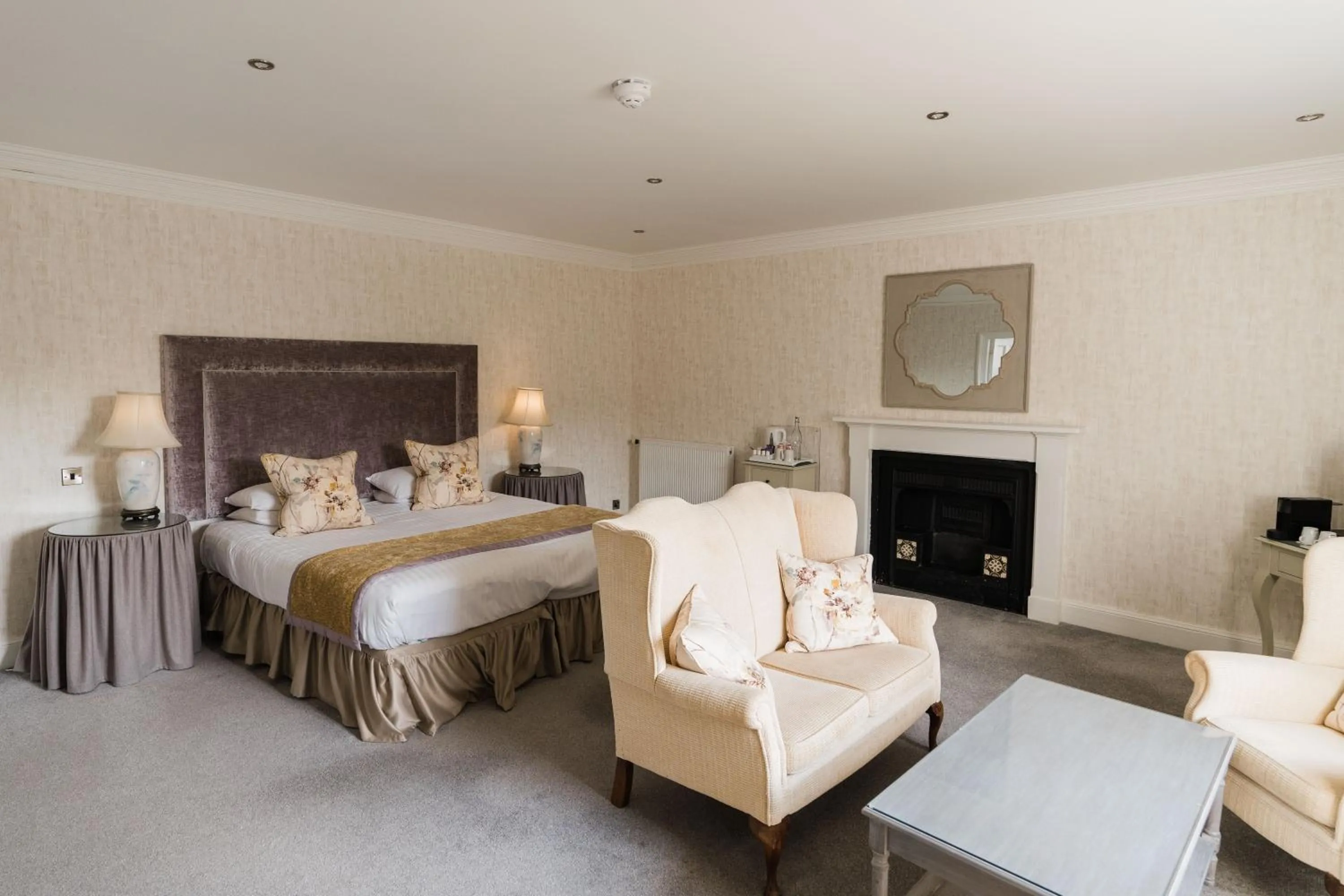 Bed in Balbirnie House Hotel