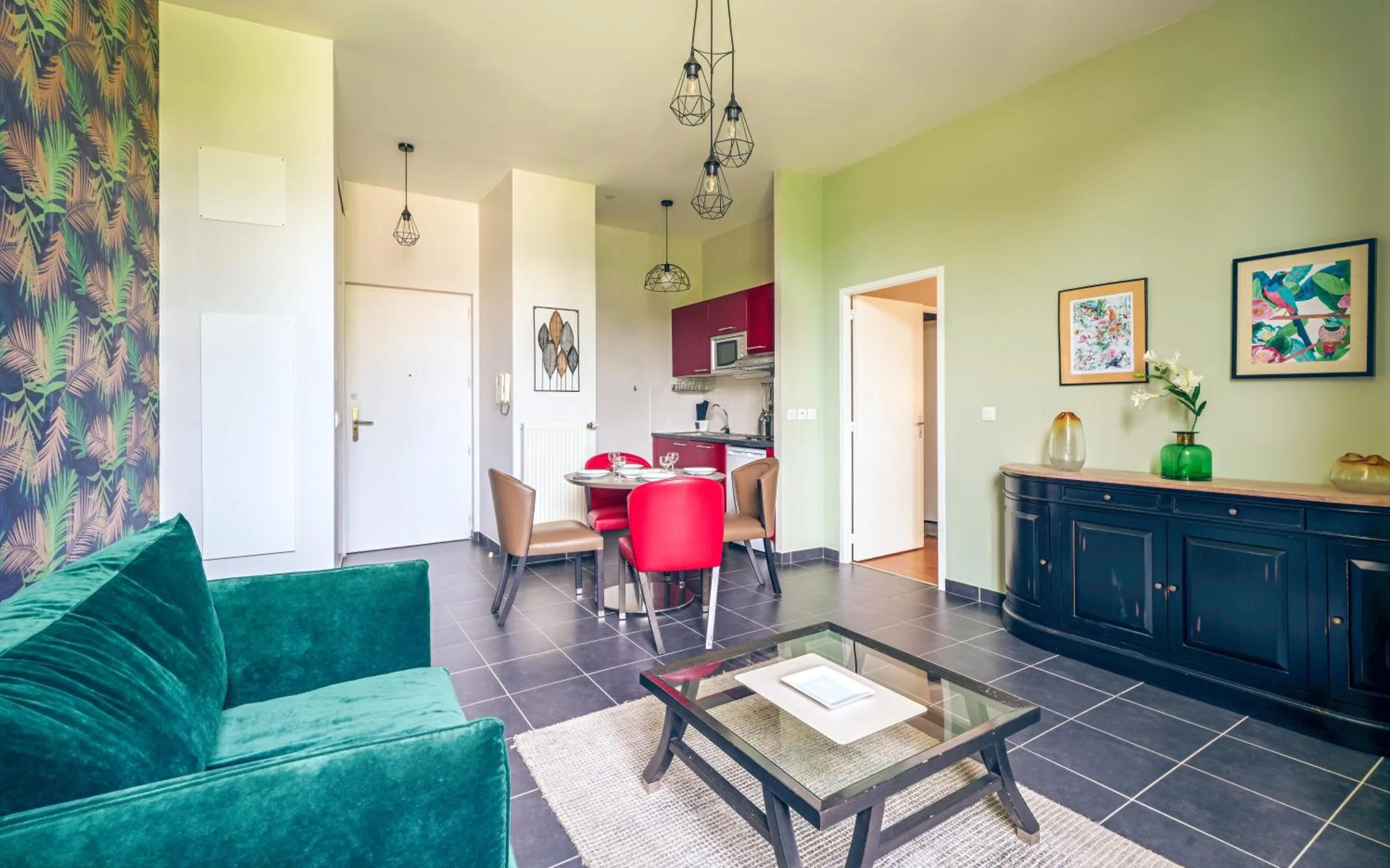 Living room in Tempologis - Chateau de la Rochette
