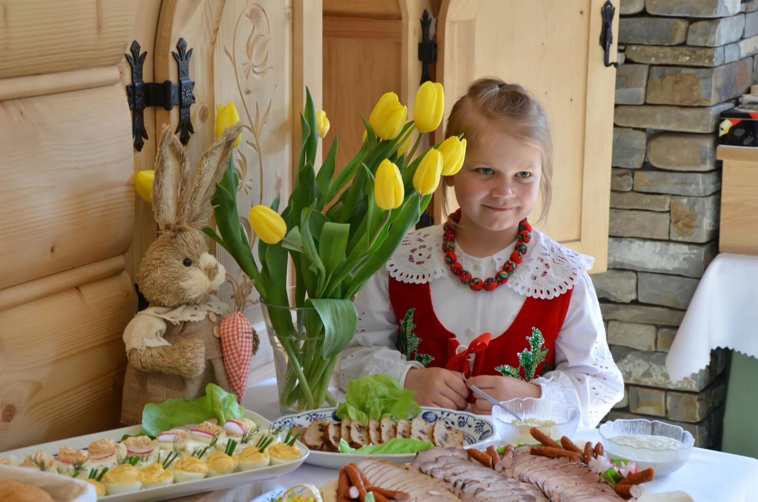 Dining area in Jedla Miejsce Gościnne