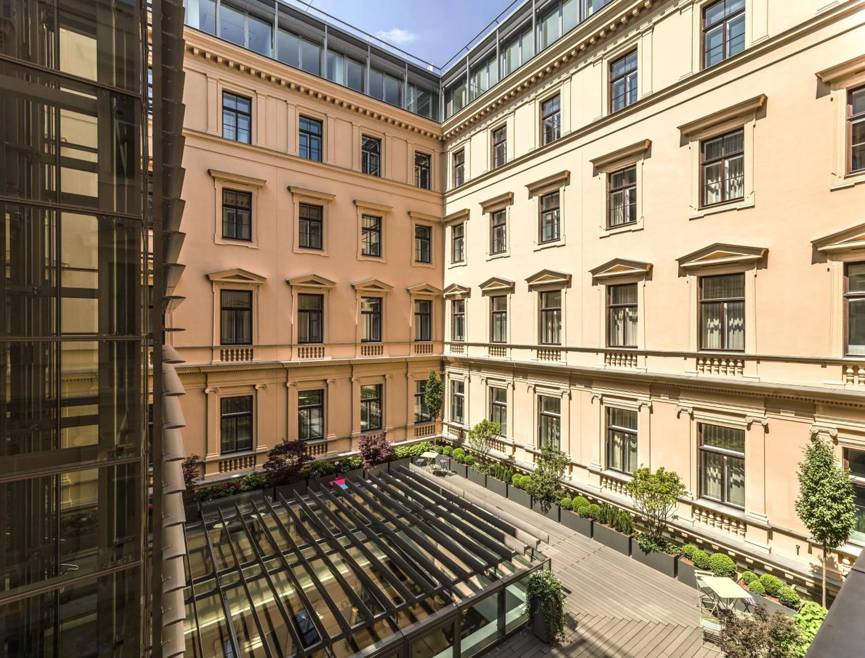 Property building in Anantara Palais Hansen Vienna - newly renovated