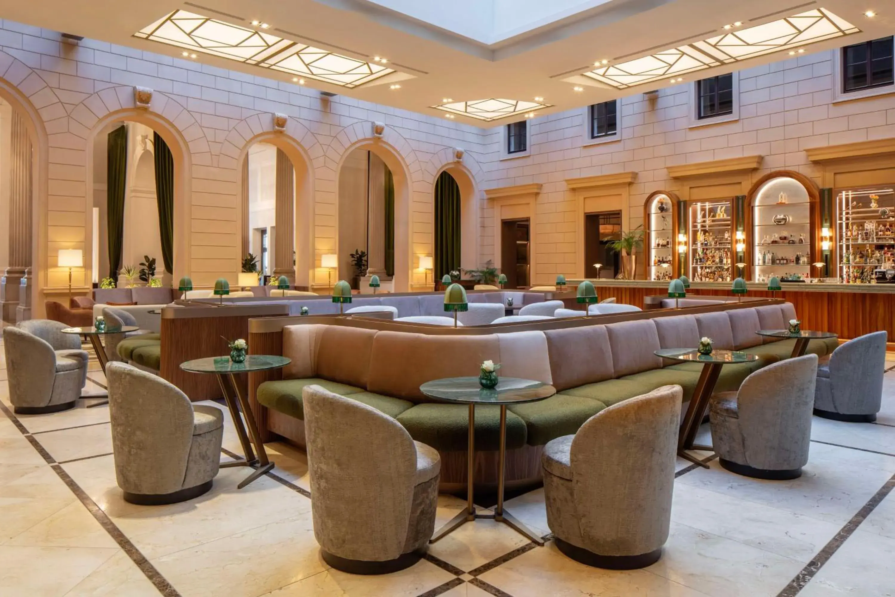 Lounge or bar in Anantara Palais Hansen Vienna - newly renovated Lounge or bar in Anantara Palais Hansen Vienna - newly renovated