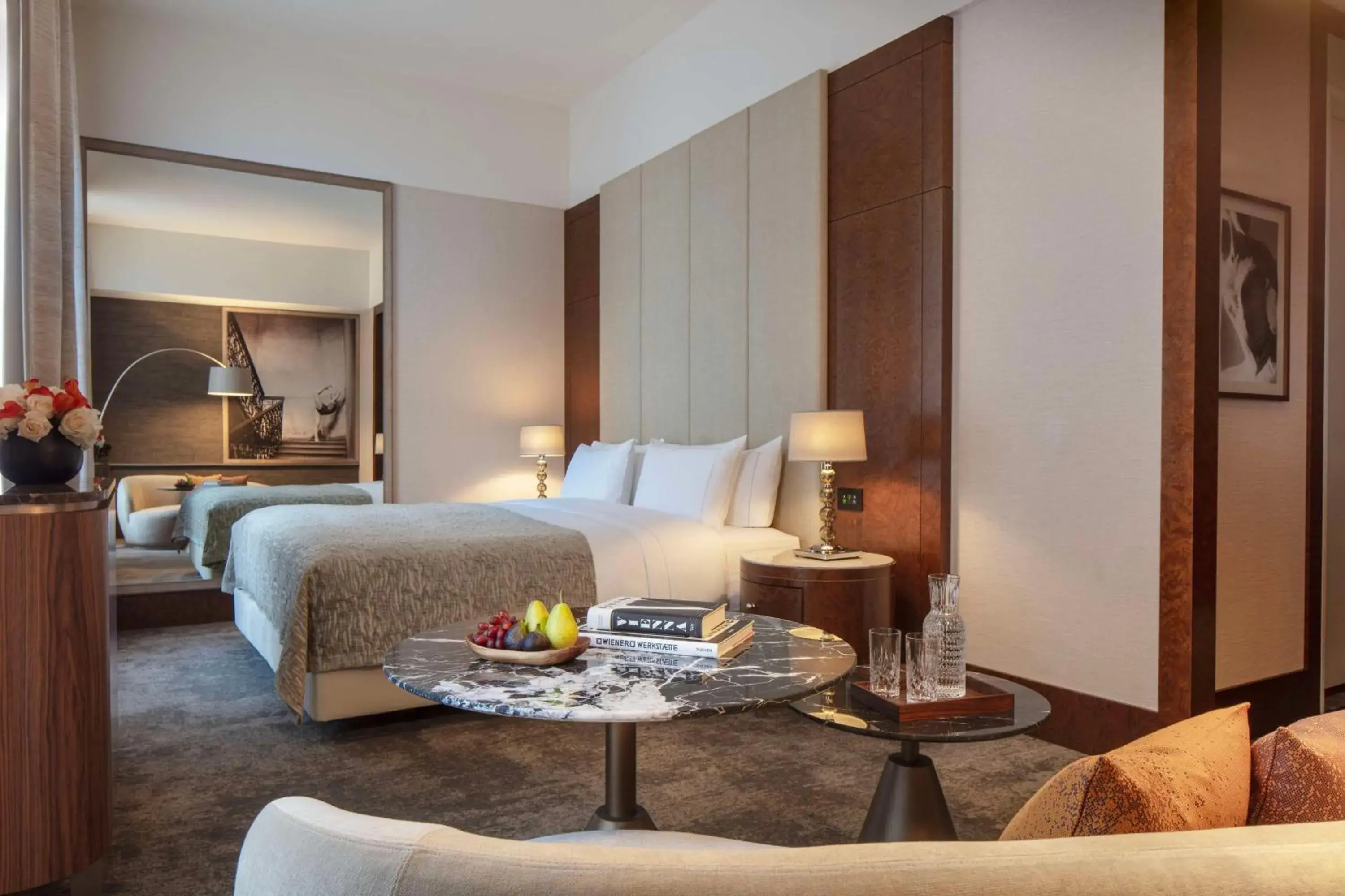 Bedroom, Bed in Anantara Palais Hansen Vienna - newly renovated Bedroom, Bed in Anantara Palais Hansen Vienna - newly renovated