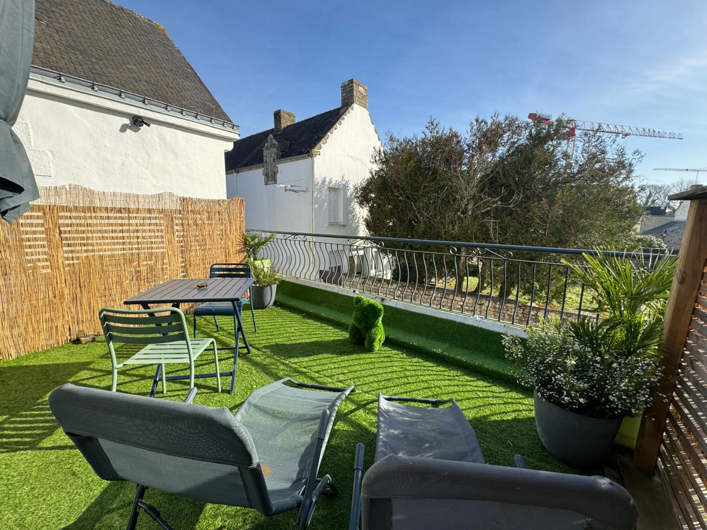 Patio in Hôtel La Maison des Dunes